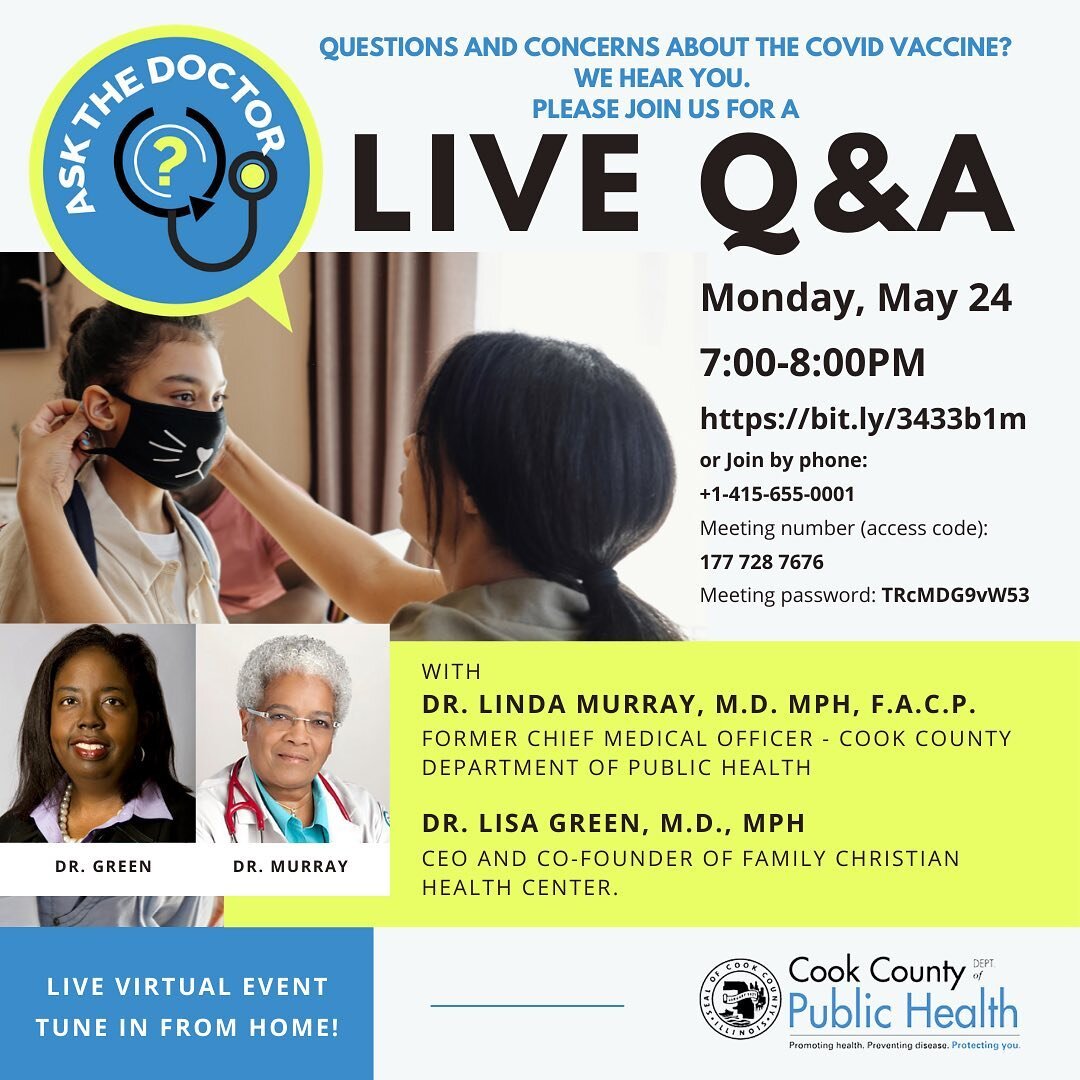 💙

Get all of your questions about Covid and Covid vaccines answered TONIGHT!
