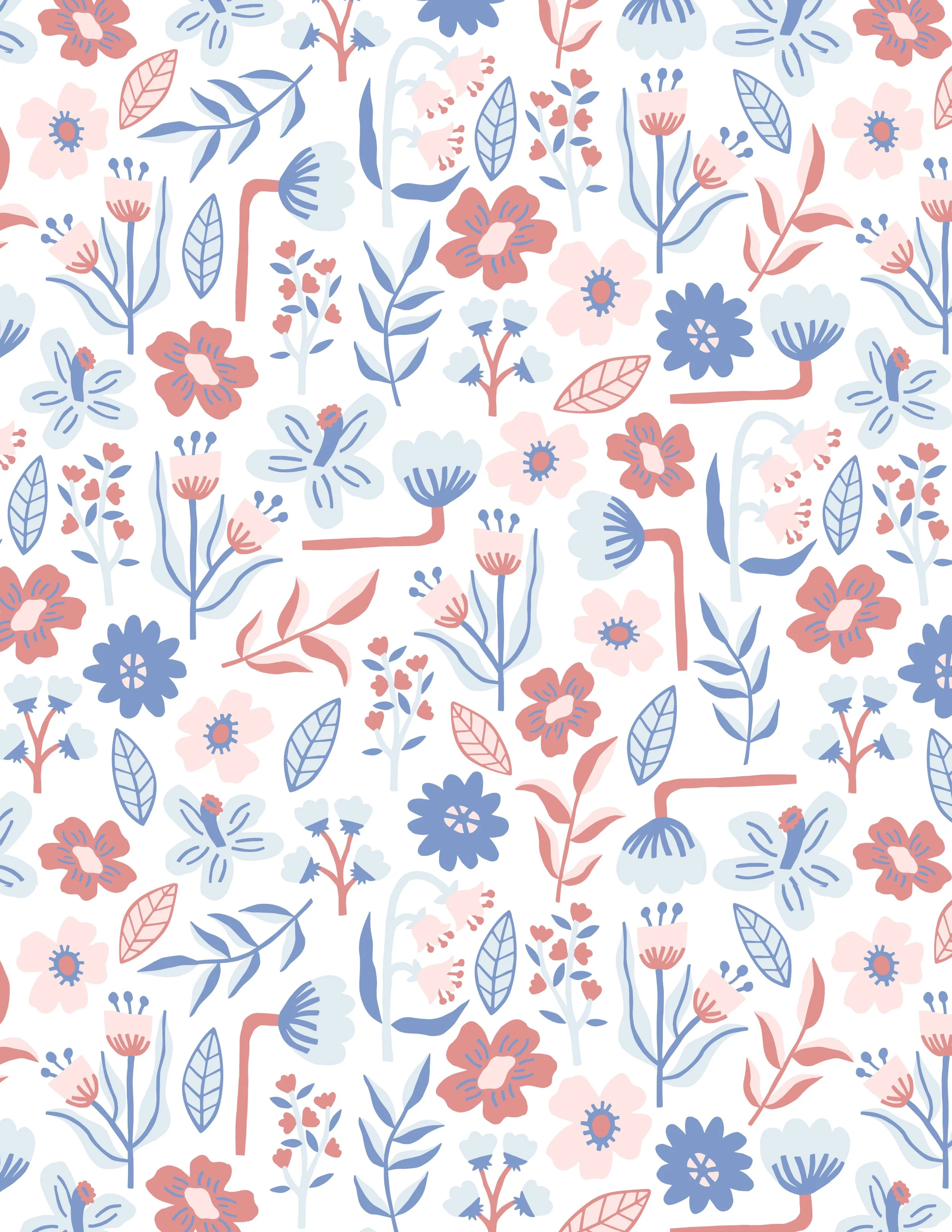Scandanavian Floral (in Coral and Lilac).jpg