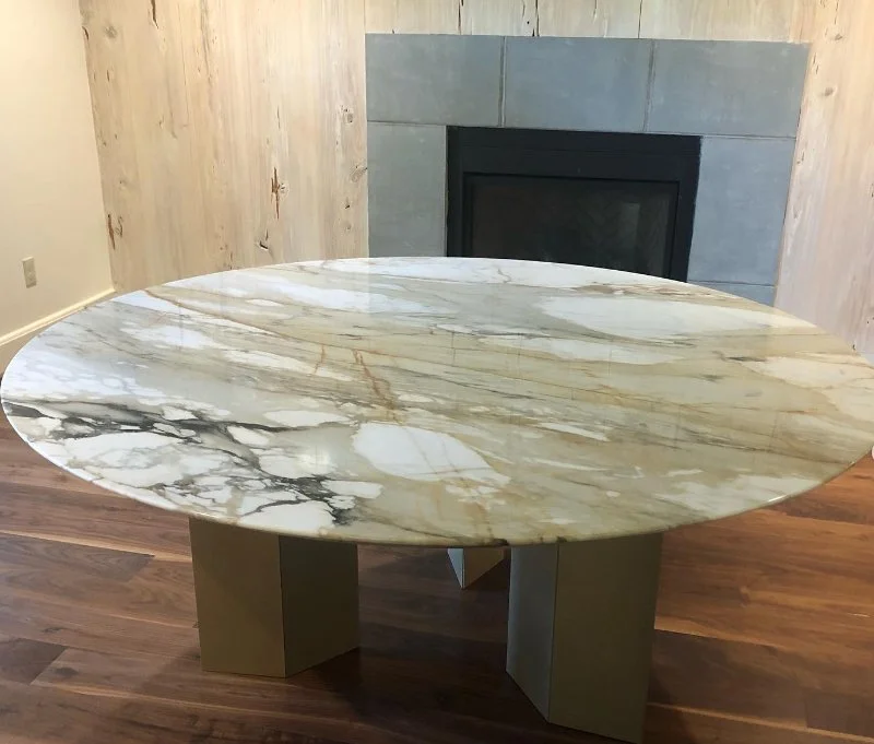  Custom marble tabletop 