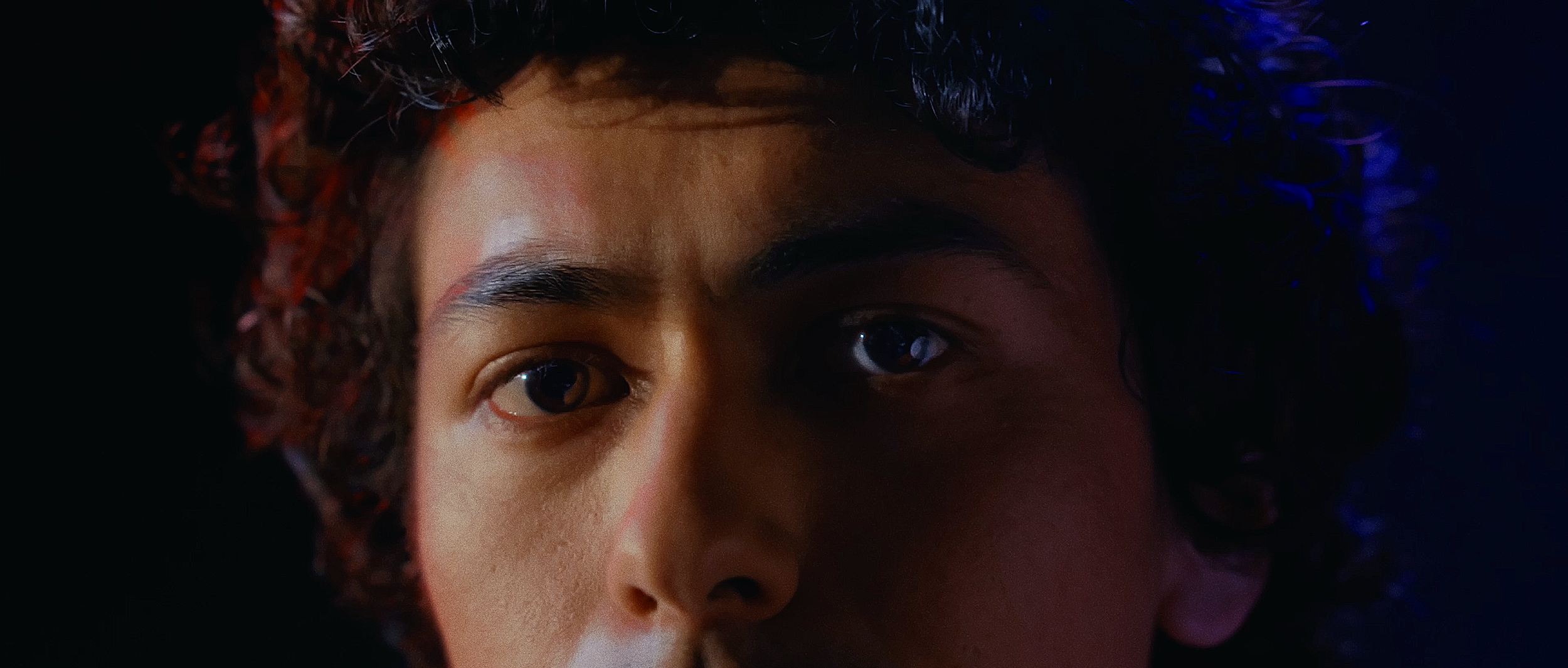 Close-up still from A Tight Squeeze
