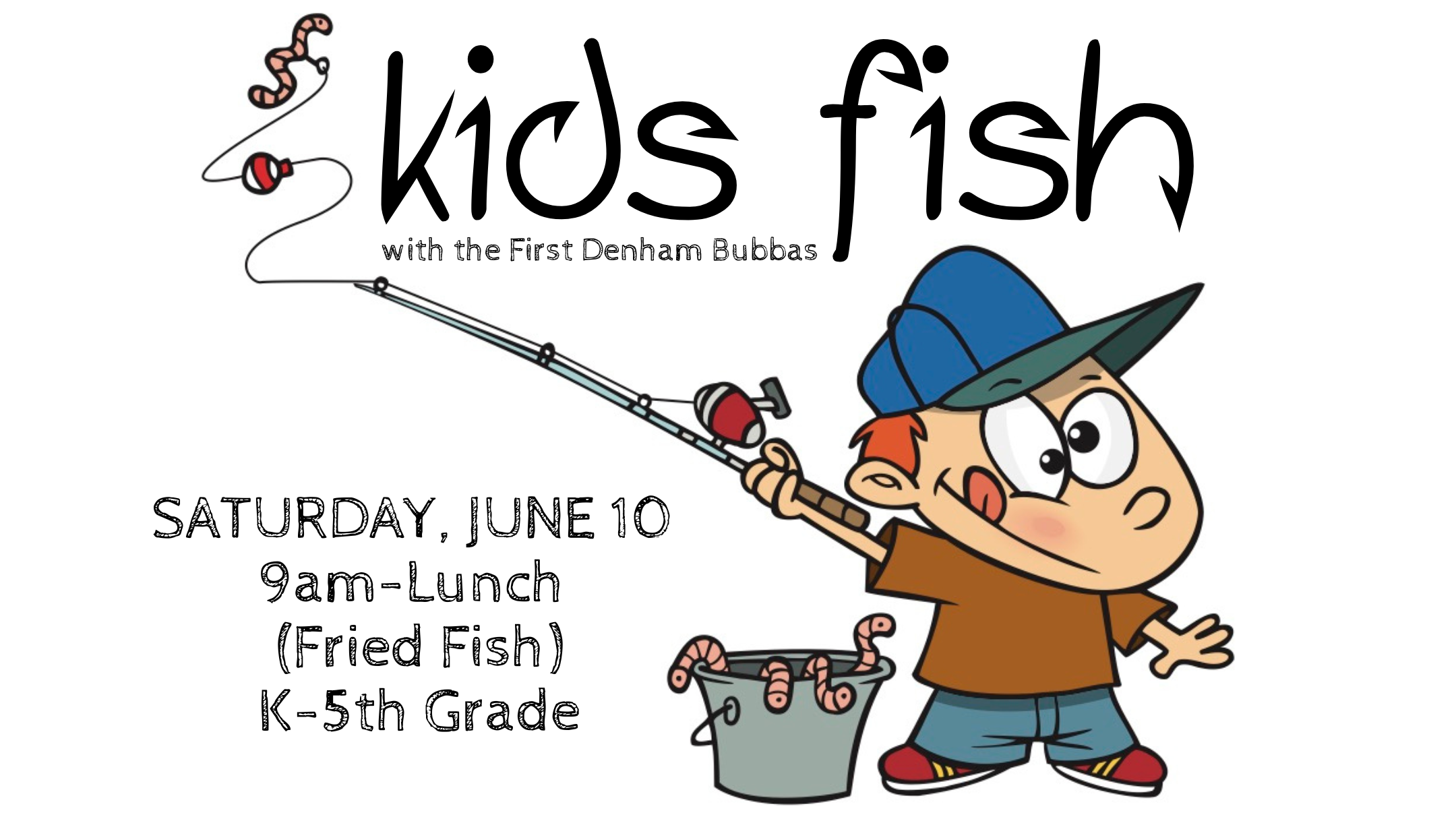 Kids Fishing Cartoon