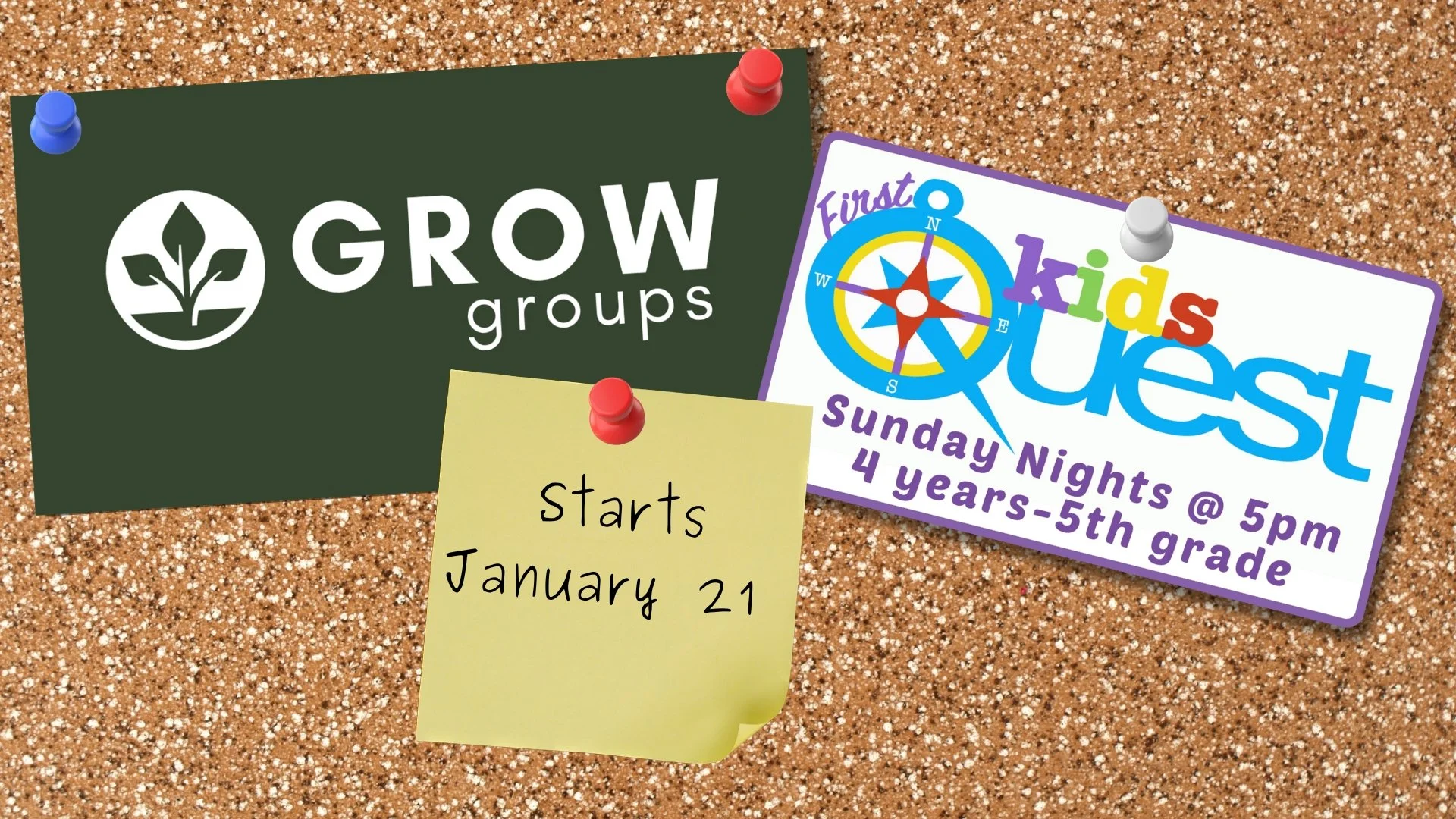 Grow Groups/FirstKids' Quest Begins