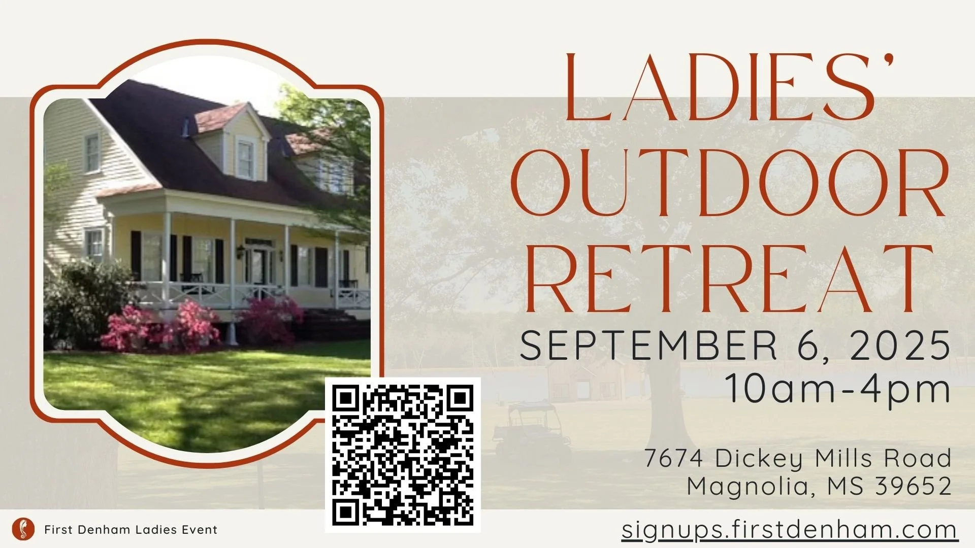 Ladies Outdoor Retreat