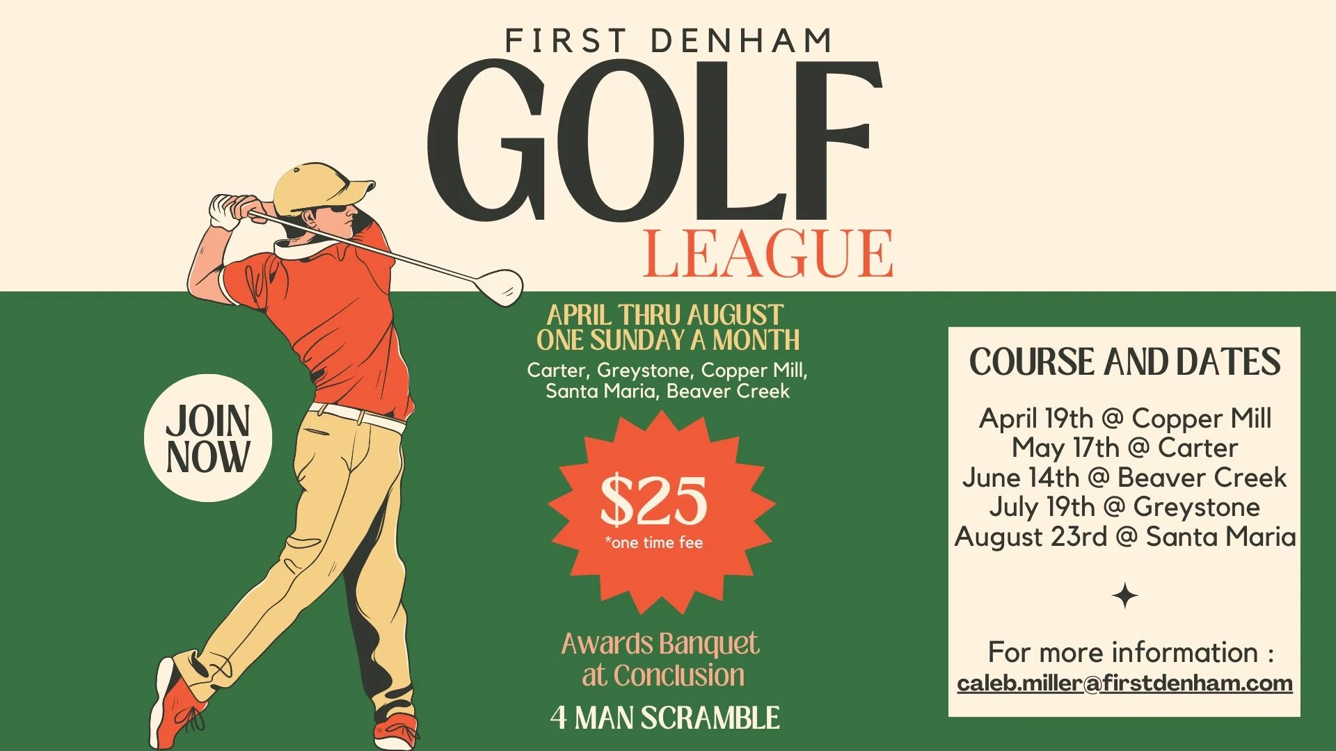 First Denham Golf League