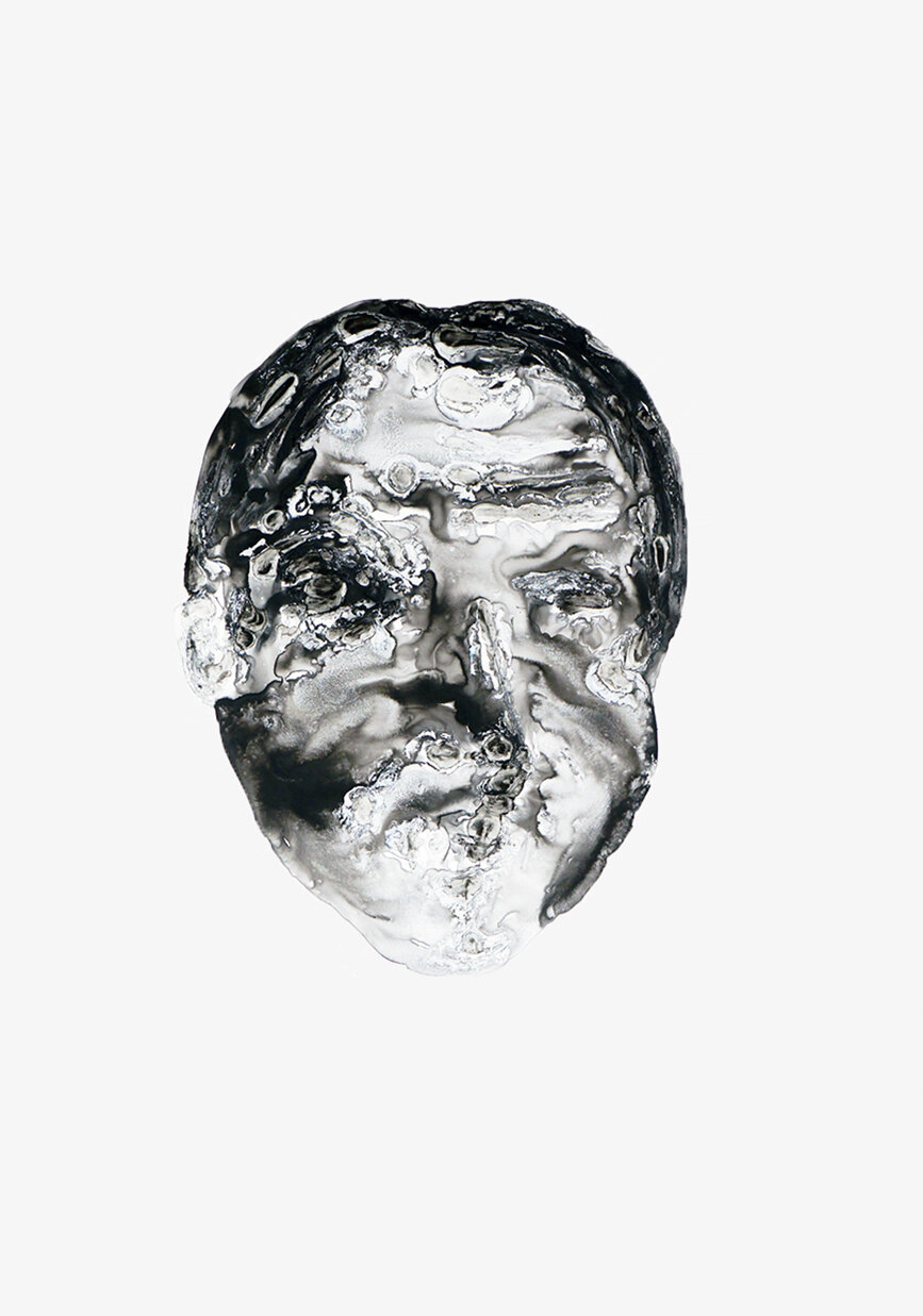 Einer von vielen, 2019-2020
Schellack, Tusche auf Steinpapier
100 X 70 cm