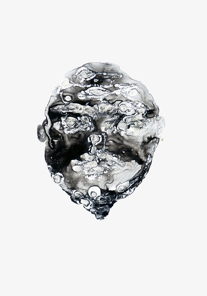 Einer von vielen, 2019-2020
Schellack, Tusche auf Steinpapier
100 X 70 cm