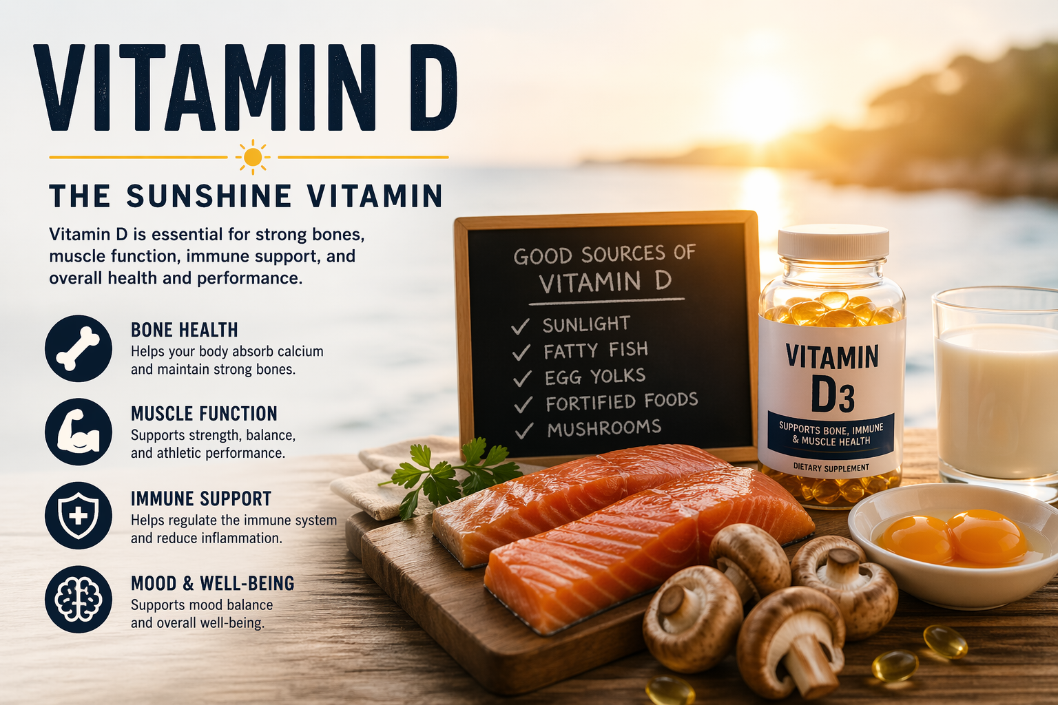 The Importance of Vitamin D: More Than Just the “Sunshine Vitamin”