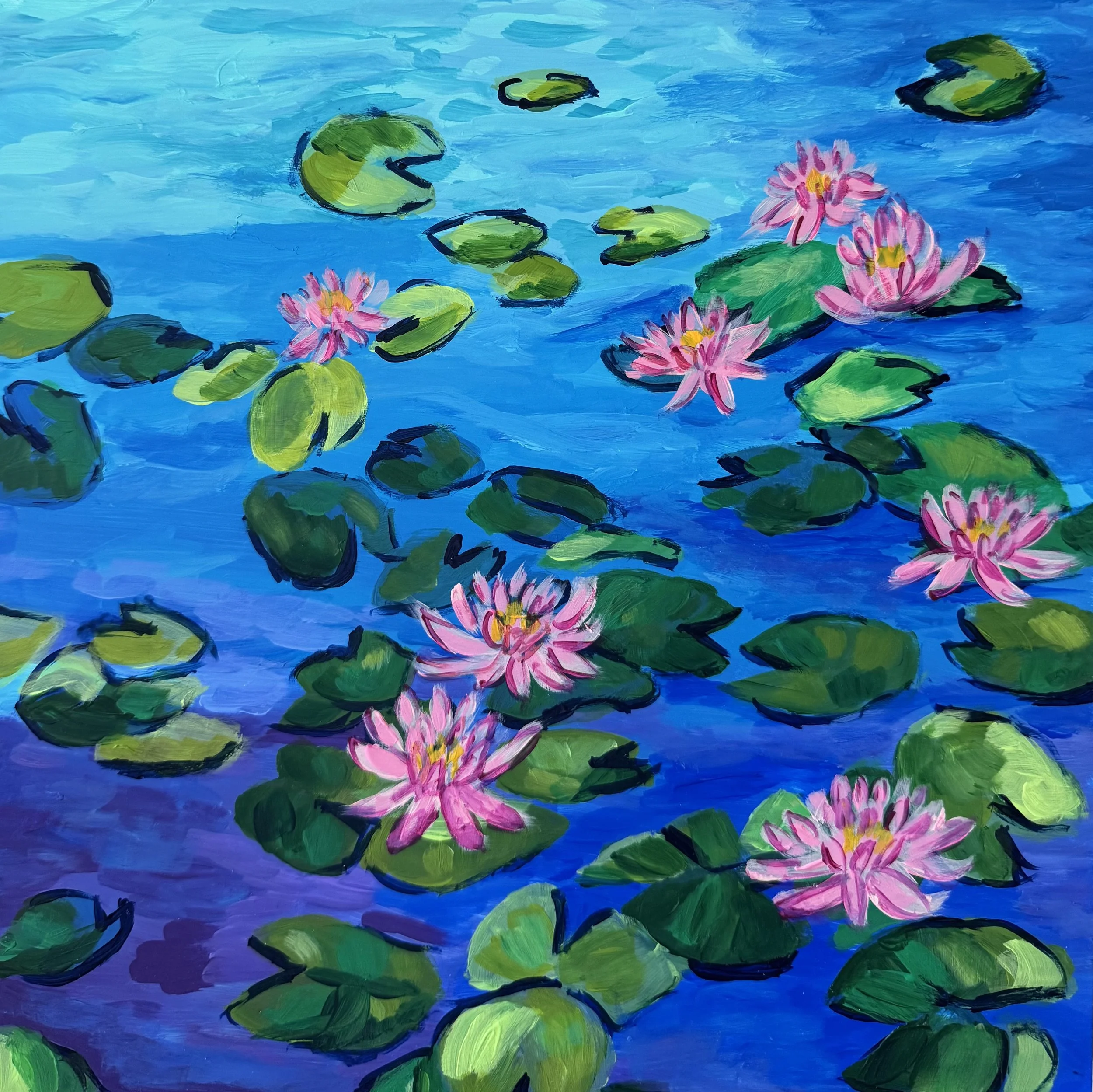 "Lily Magic" 12 X 12" $550