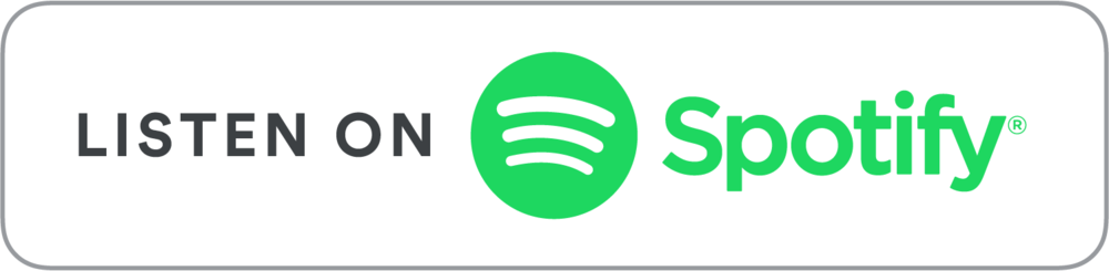 Spotify logo and text promoting listening on Spotify.