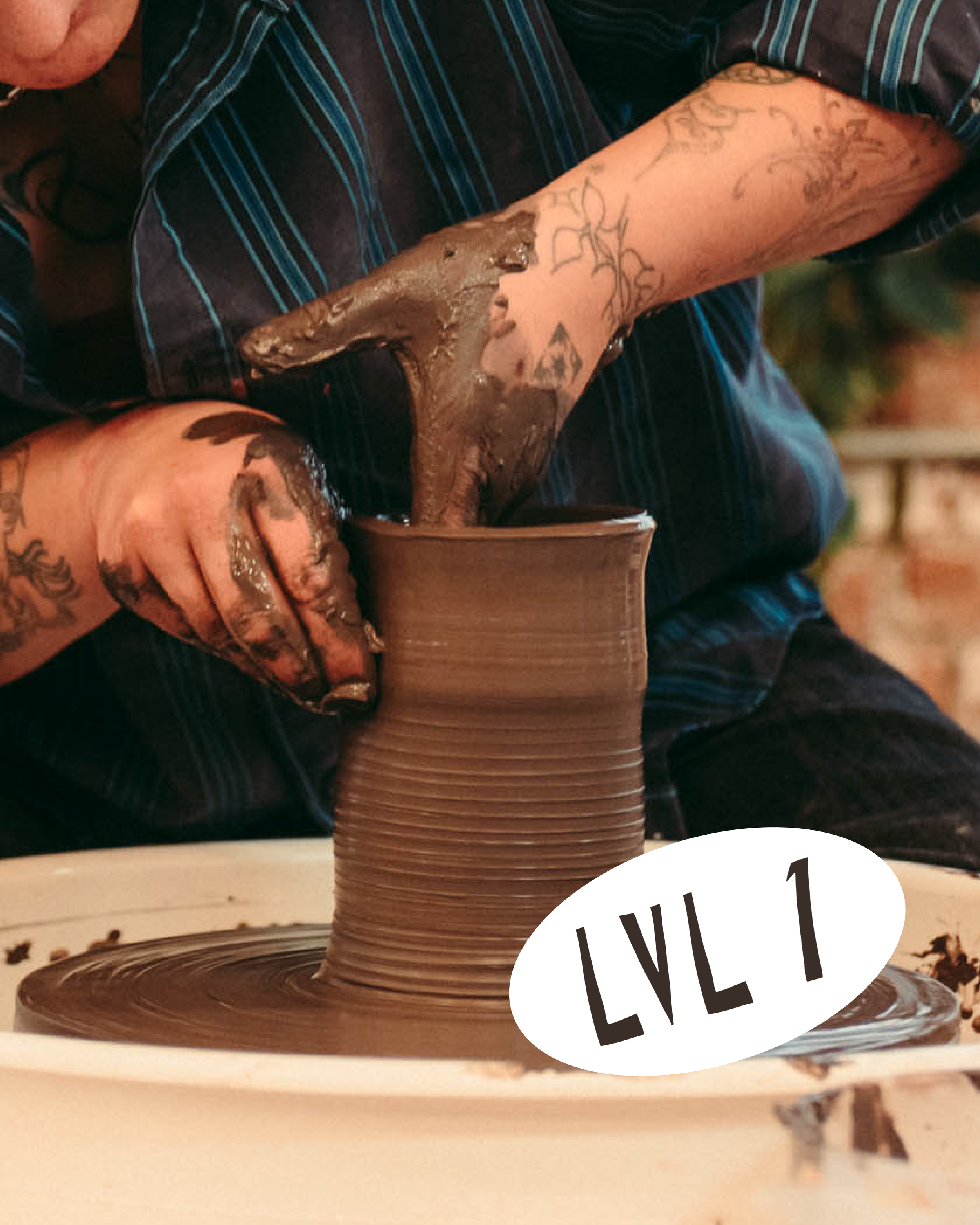 Wheel Throwing Class (4 week) - JULY