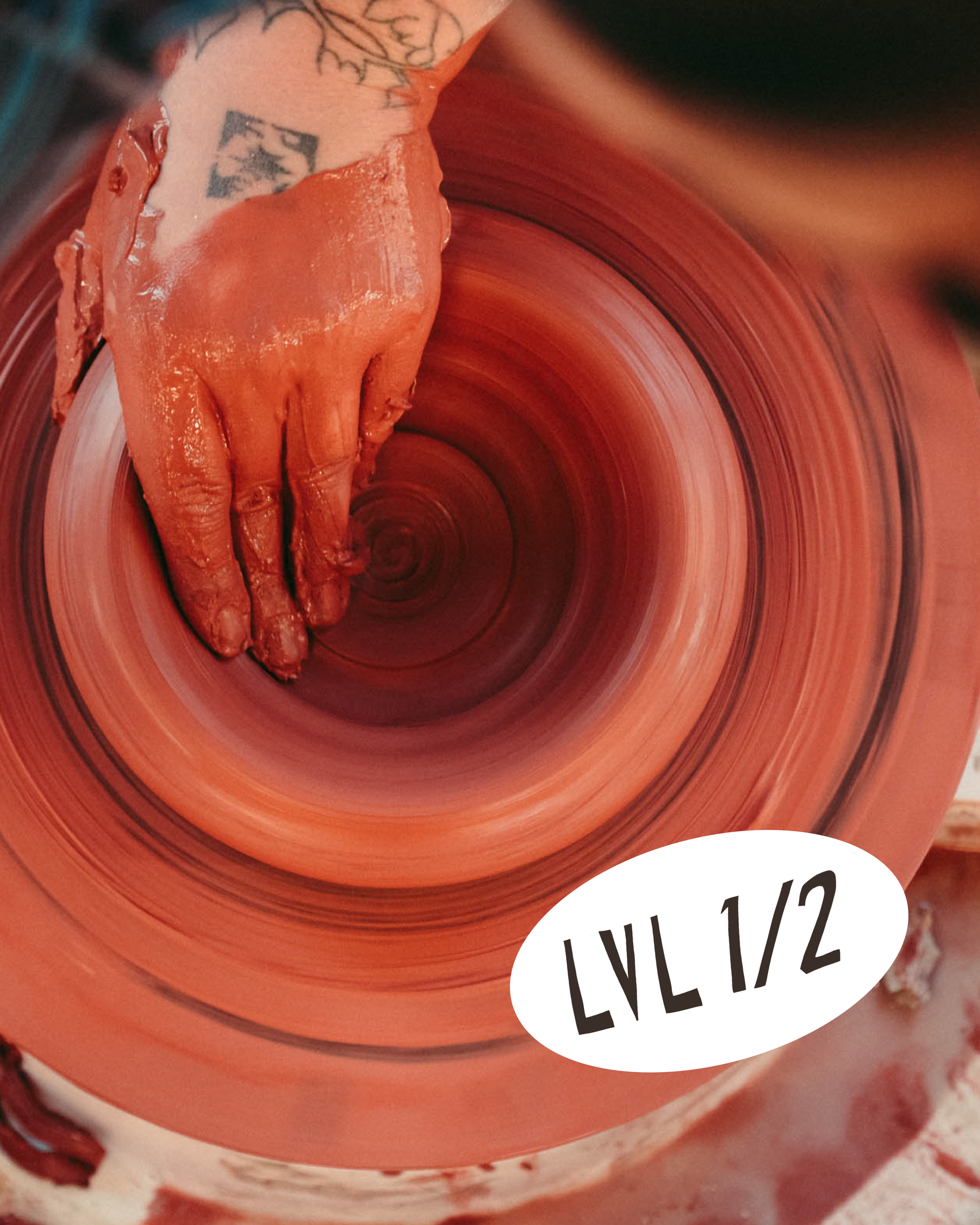 Wheel Throwing Class LVL 1&2 - April