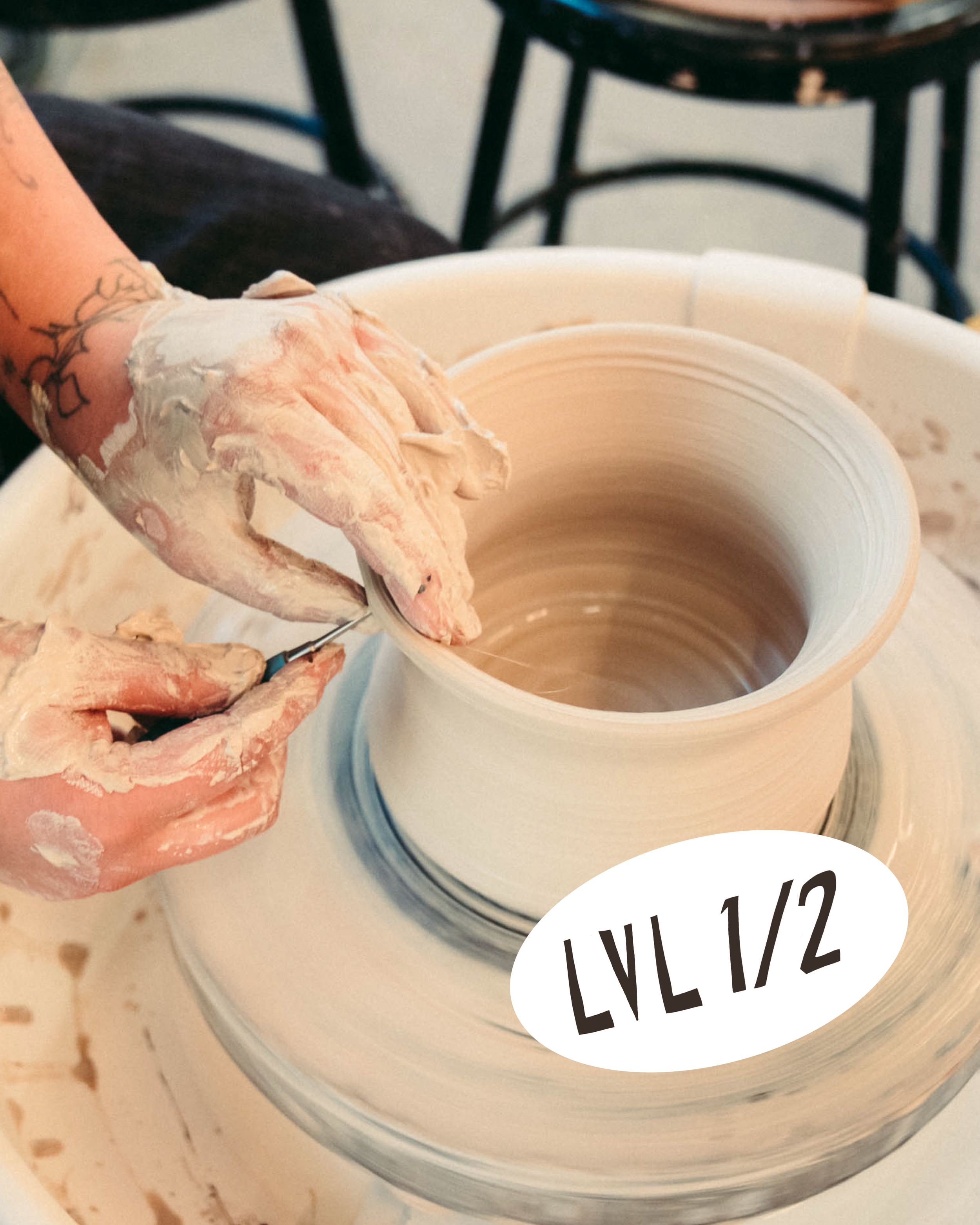 Wheel Throwing Class LVL 1&2 - June