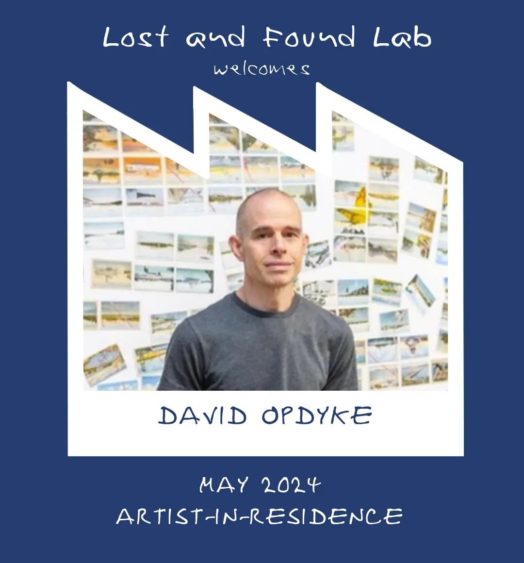 The Lost and Found Lab is pleased to welcome David Opdyke @david.opdyke as our May Artist-in Residence. David&rsquo;s artwork explores globalization, consumerism, and civilization&rsquo;s abusive relationship with the environment.&nbsp;A draughtsman,