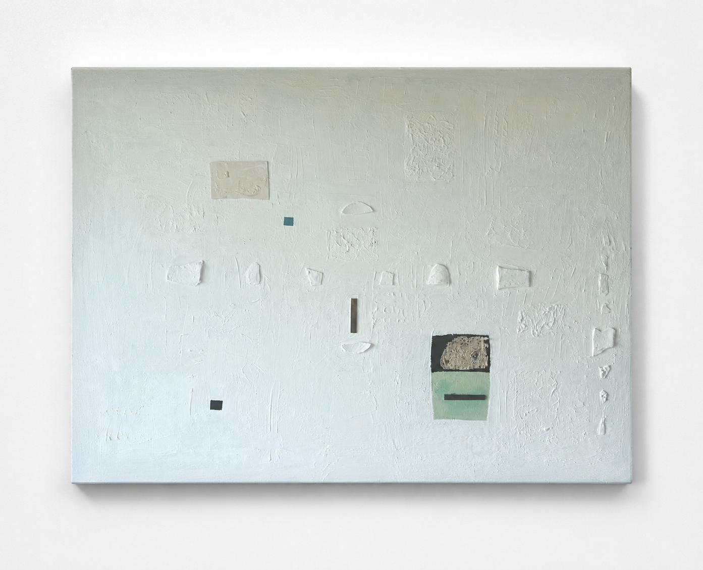 The Barn, 2024
Porcelain, plaster, handmade kozu papers, iron, plaster, acrylic and oil on canvas
78 x 98 in. (187.96 x 248.92 cm)