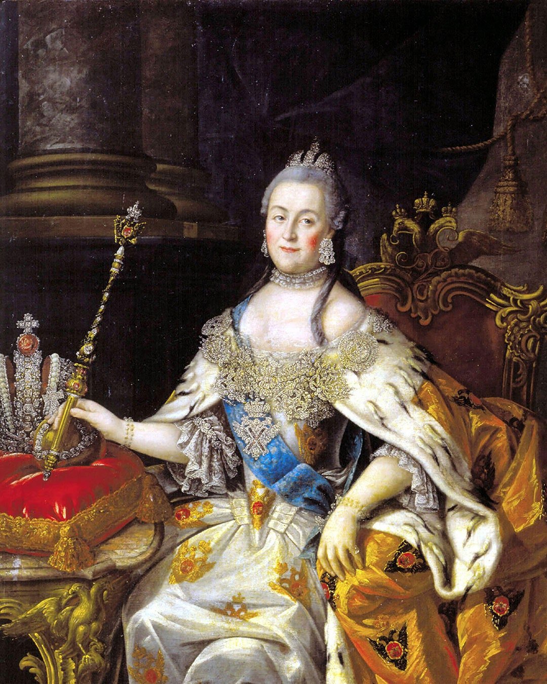 I couldn't find an image of Darya so here is Catherine the Great