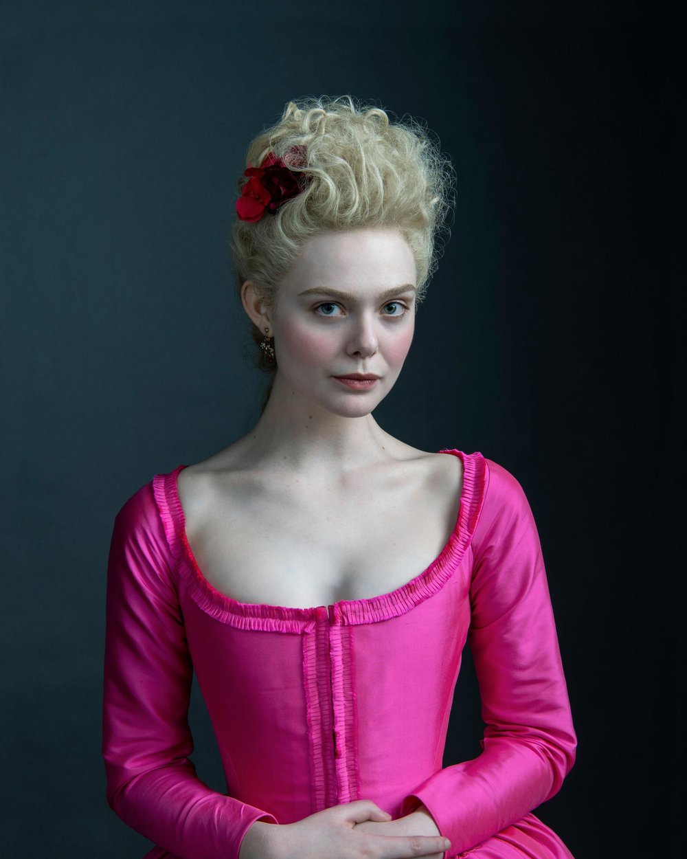 Elle Fanning as Catherine the Great in "The Great" on Hulu - Hannah recommends