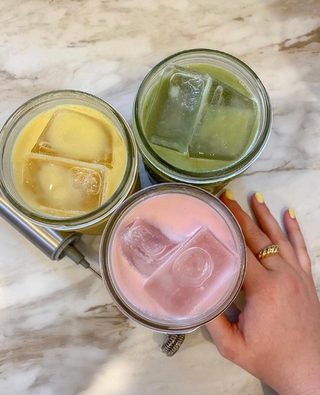 Golden Immunity, Lavender Matcha &amp; Beauty Berry, which one do you wanna try next? 🍄