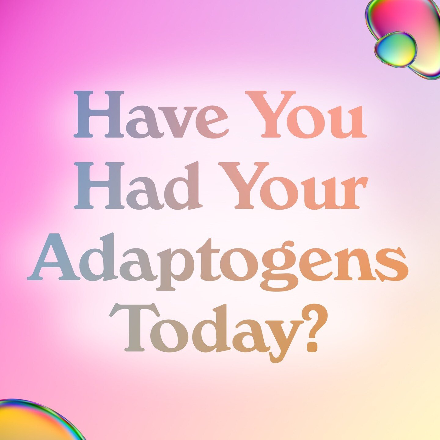 Feeling stressed lately? Here's how adaptogens can help:⁠
⁠
Adaptogens deliver peace and balance from the inside out by working with your body to resist the damaging effects of stress and restoring your body's normal physiological functioning. And th