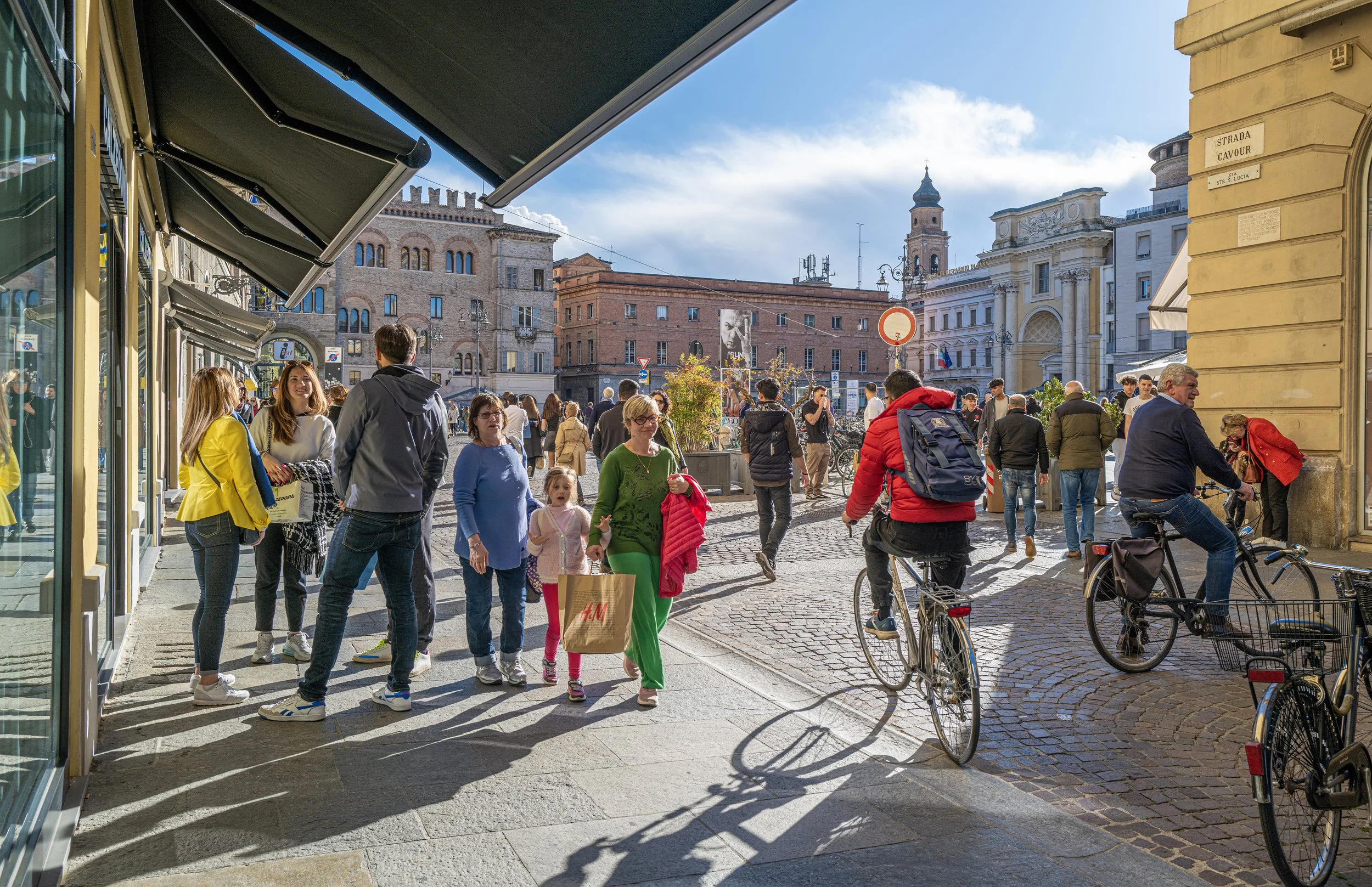 CITIES - La Passeggiata (evening stroll), Parma Italy