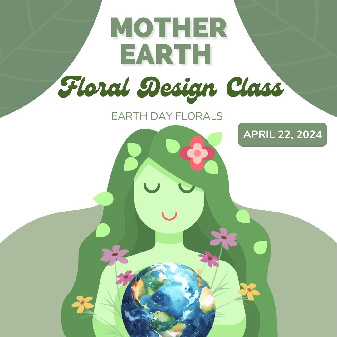 Only 4 spots left for our Mother Earth Floral Design Class on Monday, April 22nd! Join us to discover sustainable design practices that help preserve our planet! 🌎 💐 ✂️ 
https://www.hazelandgoose.com/events/p/makesomemagic2024
.
.
.
#loveyourmother