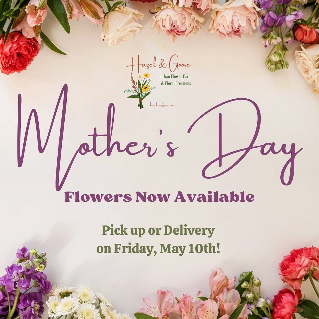 The countdown to Mother&rsquo;s Day is on! Our garden-style flowers are guaranteed to bring joy to all the fabulous Mom&rsquo;s out there! 💐 
This year&rsquo;s flowers feature a jewel-tone blend of carnations, delphiniums, peonies, ranunculus, roses