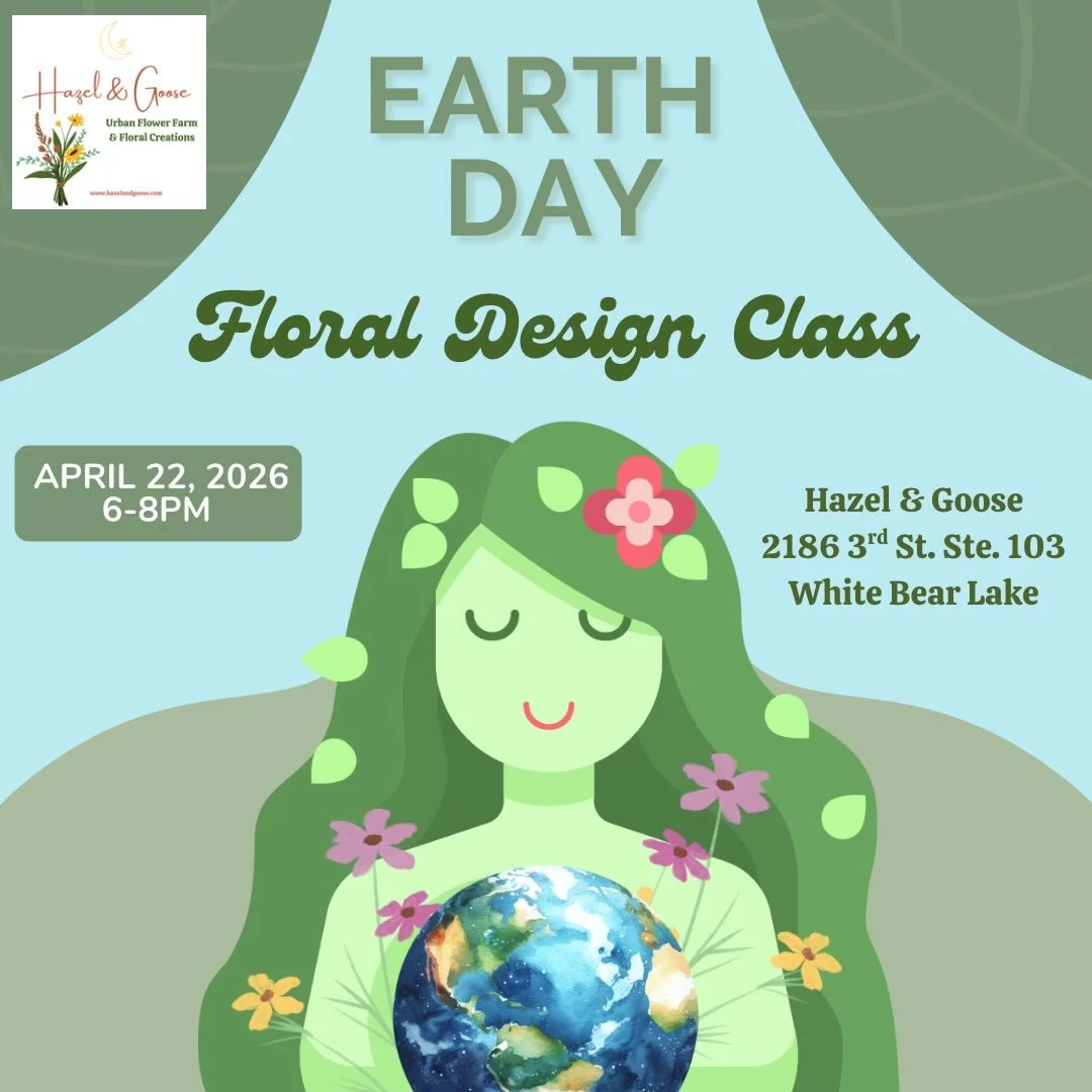 Celebrate Earth Day with an evening of blooms, beauty, and creativity! Leave with something lovely made by you. 💐✨

https://www.hazelandgoose.com/classes/p/earthdayfloraldesignclass
.
.
.
#designwithme #floraldesignclass #earthday #whitebearlakemn #