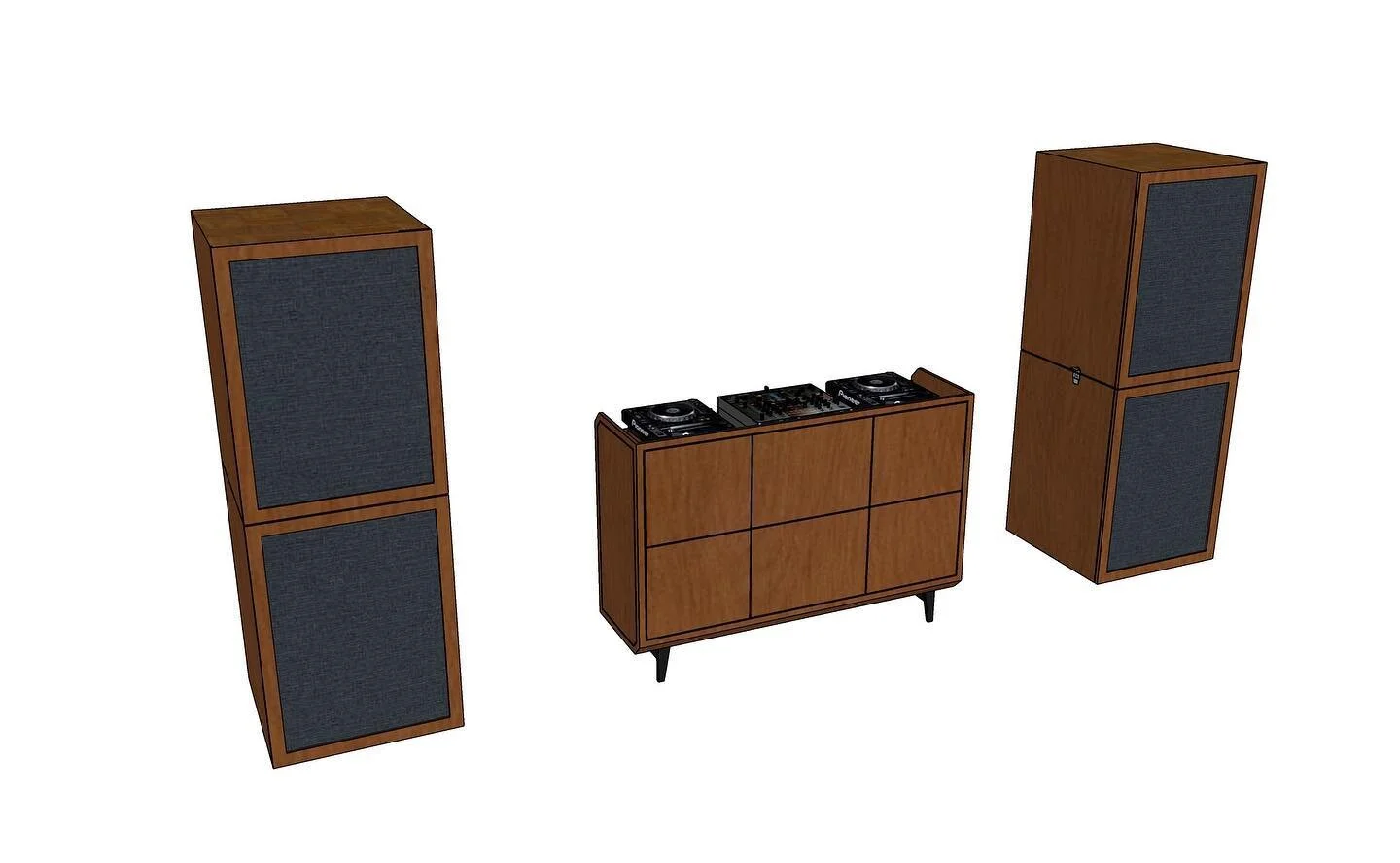 Design agreed on for this mobile DJ booth.

#bristolcarpenter #bristoldj