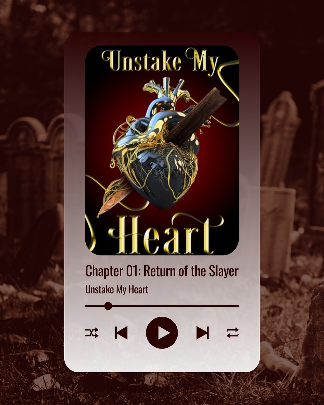 NOW STREAMING: UNSTAKE MY HEART🫀

Catch me in the latest from @audiomazes as I give my *best* Buffy Summers just in time for the 'ween. Written by the incomparable @author_cwallace and supported by an INSANE cast of talented voice artists and engine