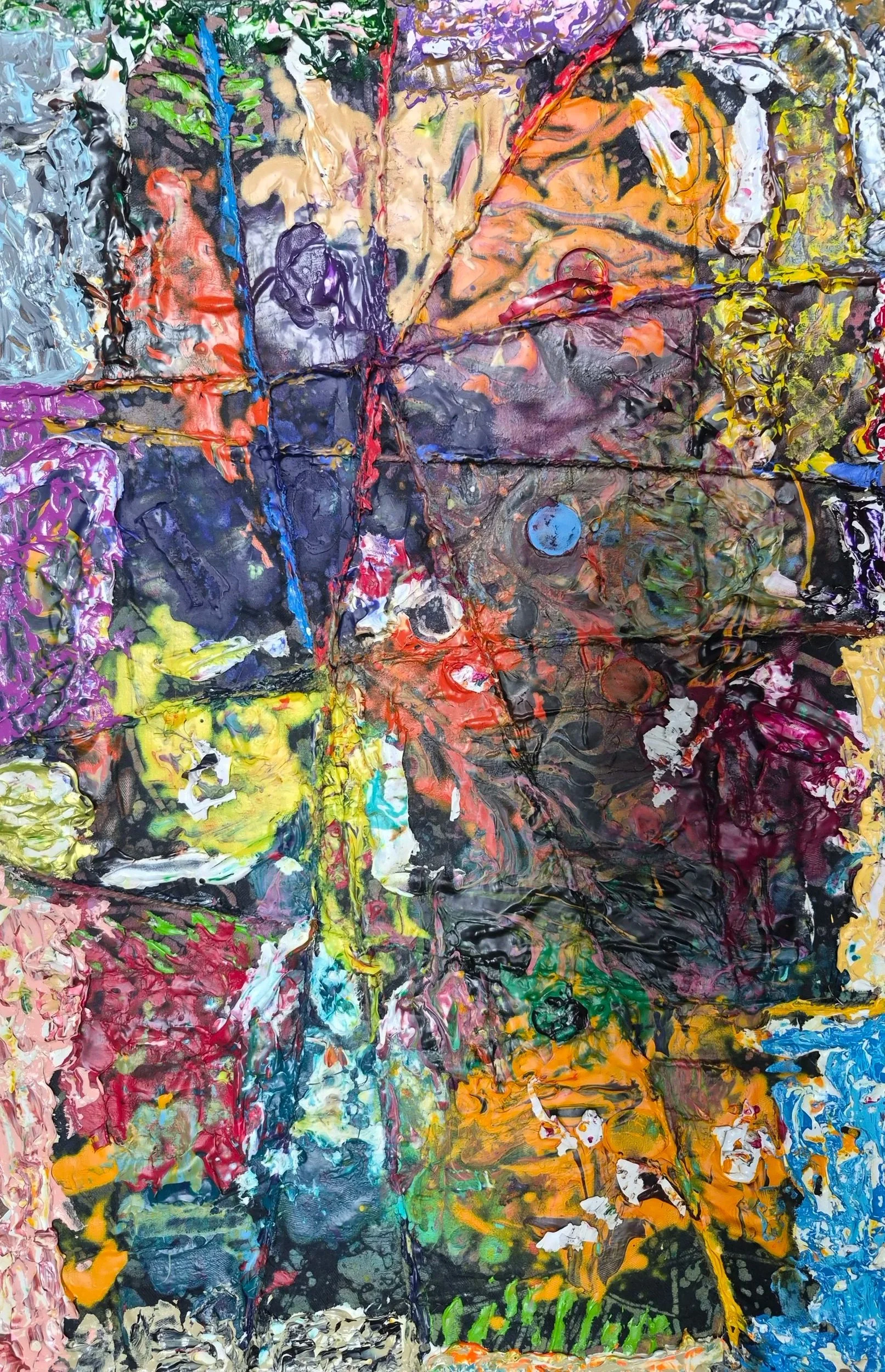 Oratorio - The Creation No. 2 (2026) | 18" x 12" | Acrylic on Linen + Media on Hardboard | J. Bonegard | Reference: Oratorio - The Creation (Die Schöpfung) Joseph Haydn (1732 - 1809) | Oratorio written between 1797-1798.