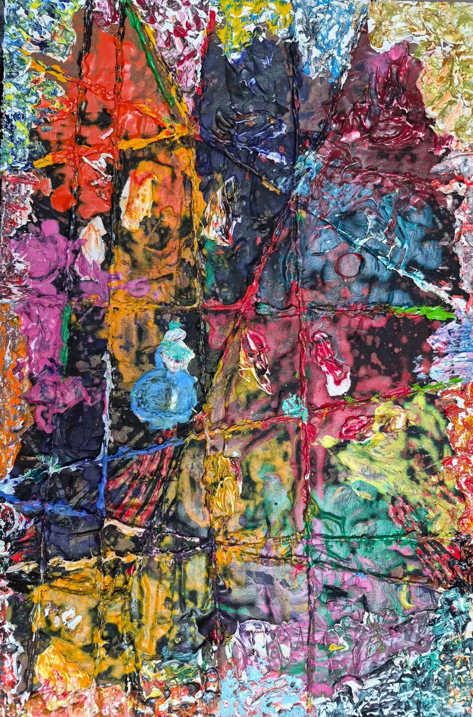 Oratorio - The Creation No. 5 (2026) | 18" x 12" | Acrylic on Linen + Media on Hardboard | J. Bonegard | Reference: Oratorio - The Creation (Die Schöpfung) Joseph Haydn (1732 - 1809) | Oratorio written between 1797-1798.