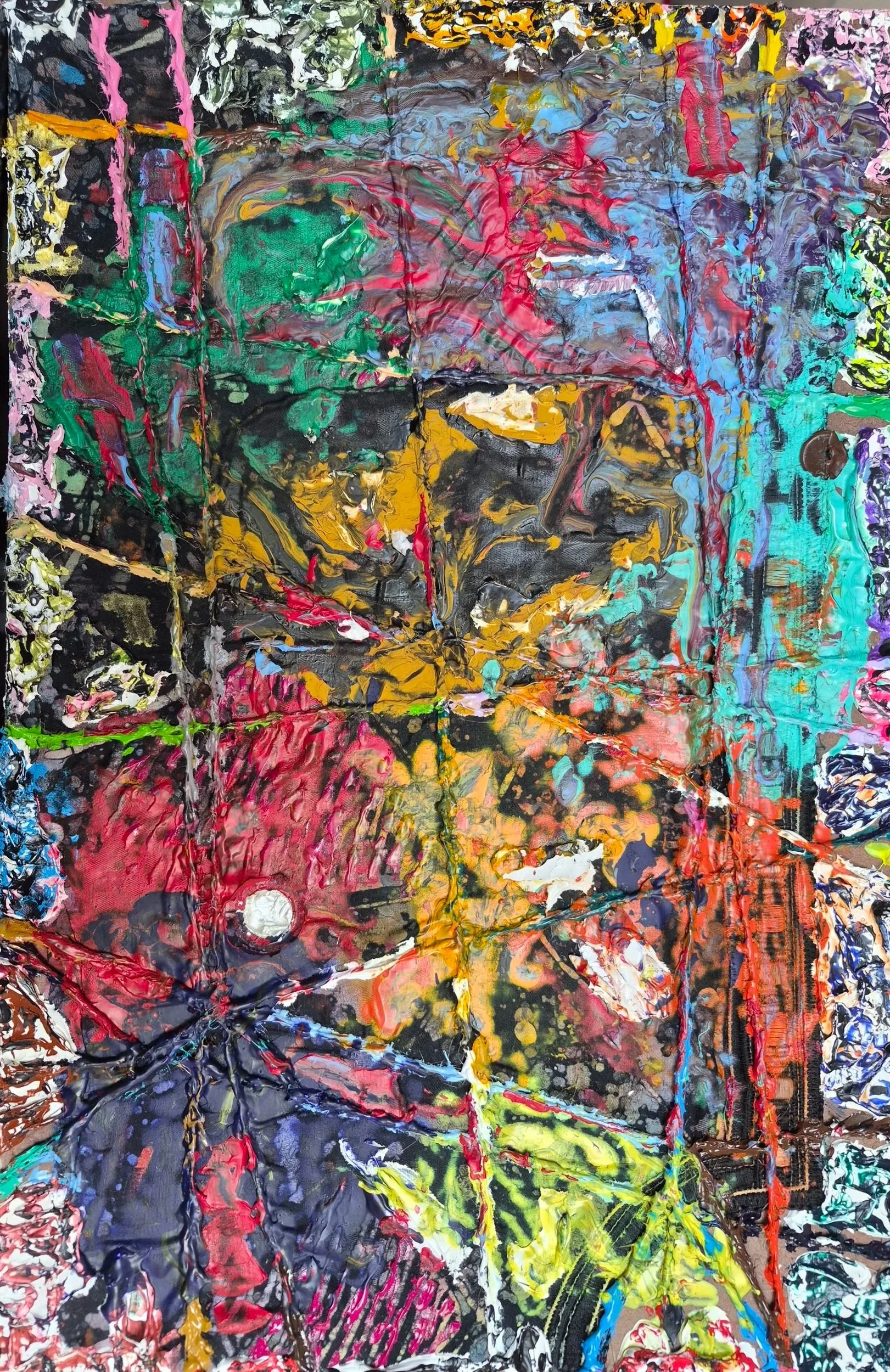 Oratorio - The Creation No. 6 (2026) | 18" x 12" | Acrylic on Linen + Media on Hardboard | J. Bonegard | Reference: Oratorio - The Creation (Die Schöpfung) Joseph Haydn (1732 - 1809) | Oratorio written between 1797-1798.