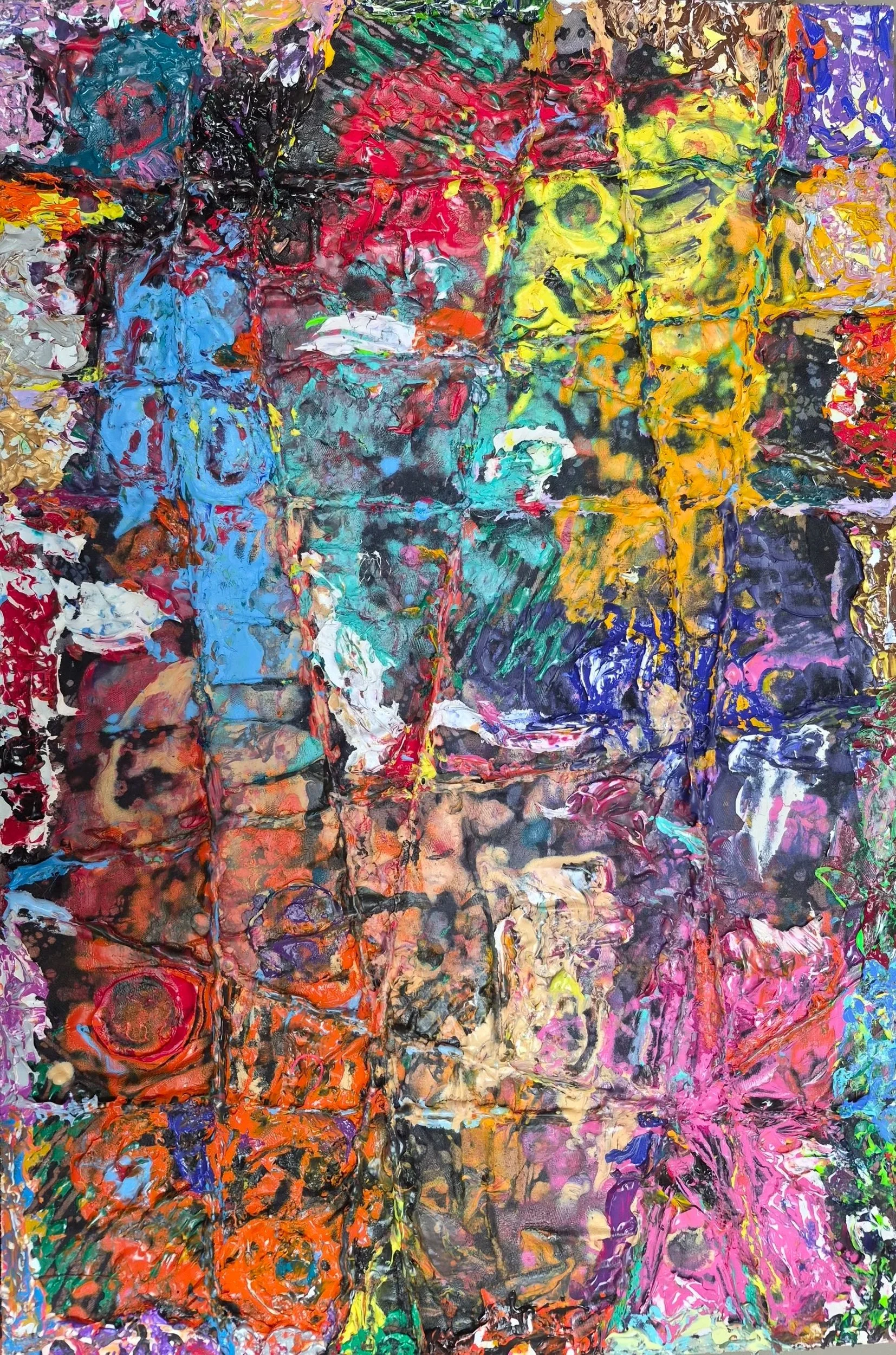 Oratorio - The Creation No. 7 (2026) | 18" x 12" | Acrylic on Linen + Media on Hardboard | J. Bonegard | Reference: Oratorio - The Creation (Die Schöpfung) Joseph Haydn (1732 - 1809) | Oratorio written between 1797-1798.