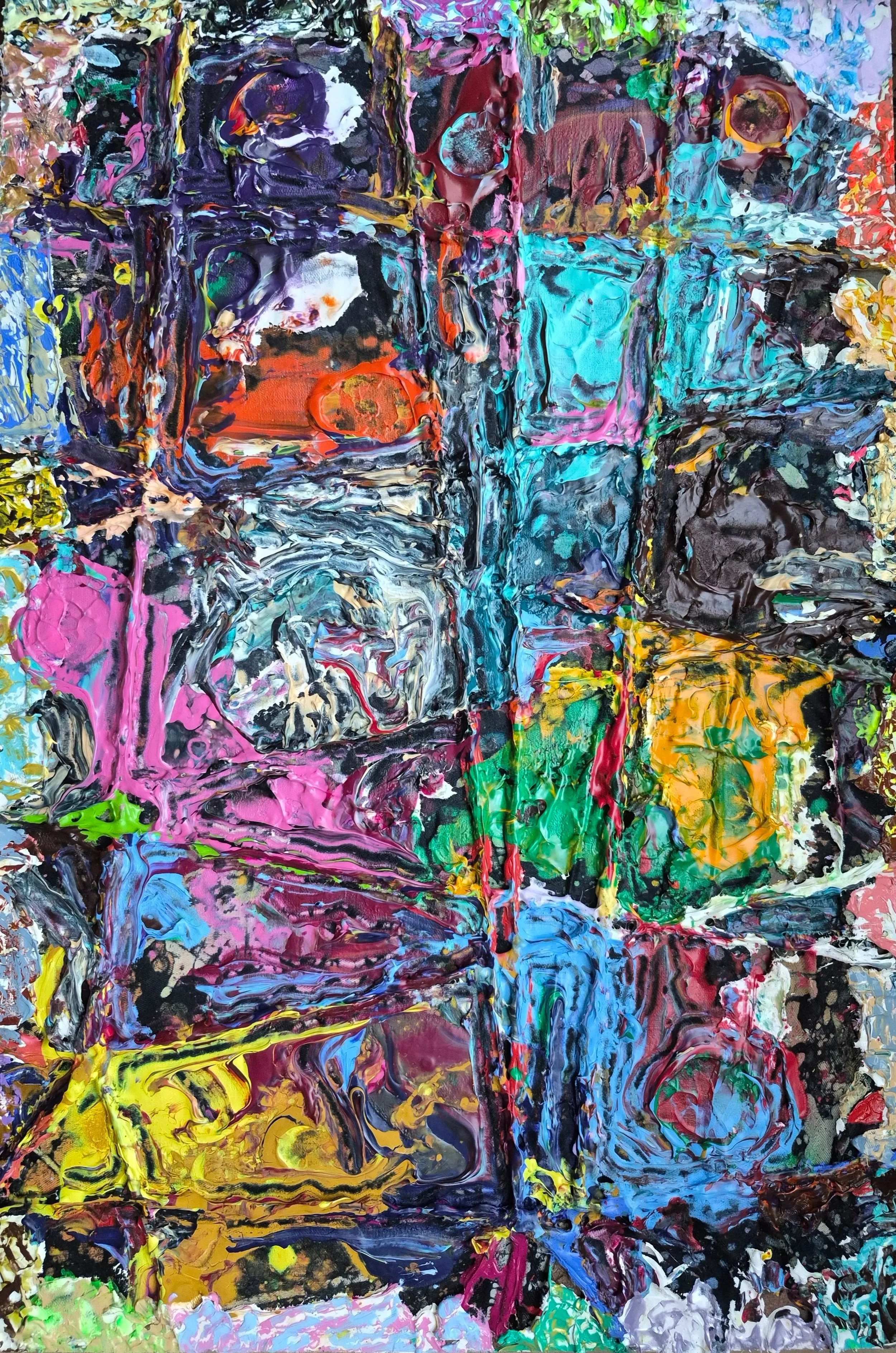 Oratorio - The Creation No. 16 (2026) | 18" x 12" | Acrylic on Linen + Media on Hardboard | J. Bonegard | Reference: Oratorio - The Creation (Die Schöpfung) Joseph Haydn (1732 - 1809) | Oratorio written between 1797-1798.