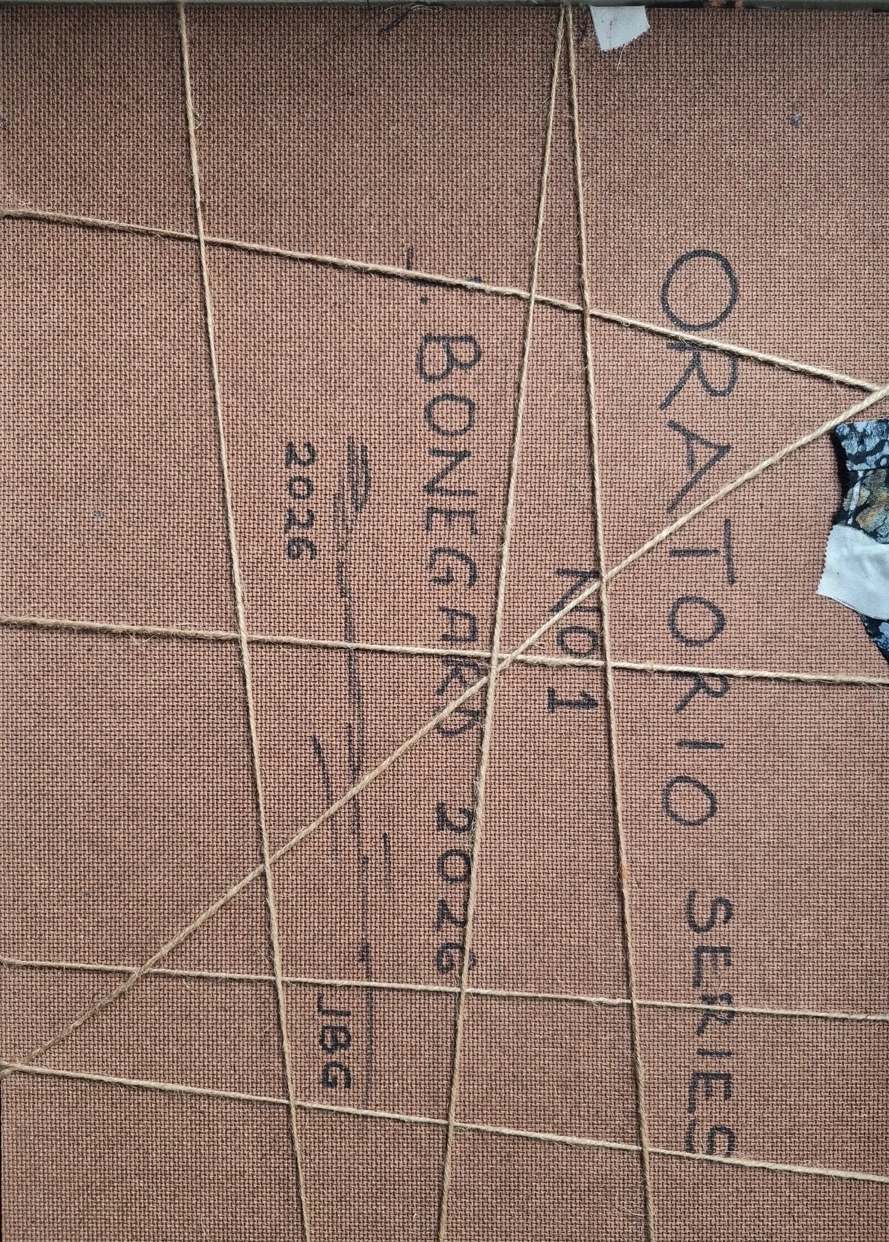 Oratorio No. 1 - Back | 12 inches X 18 inches