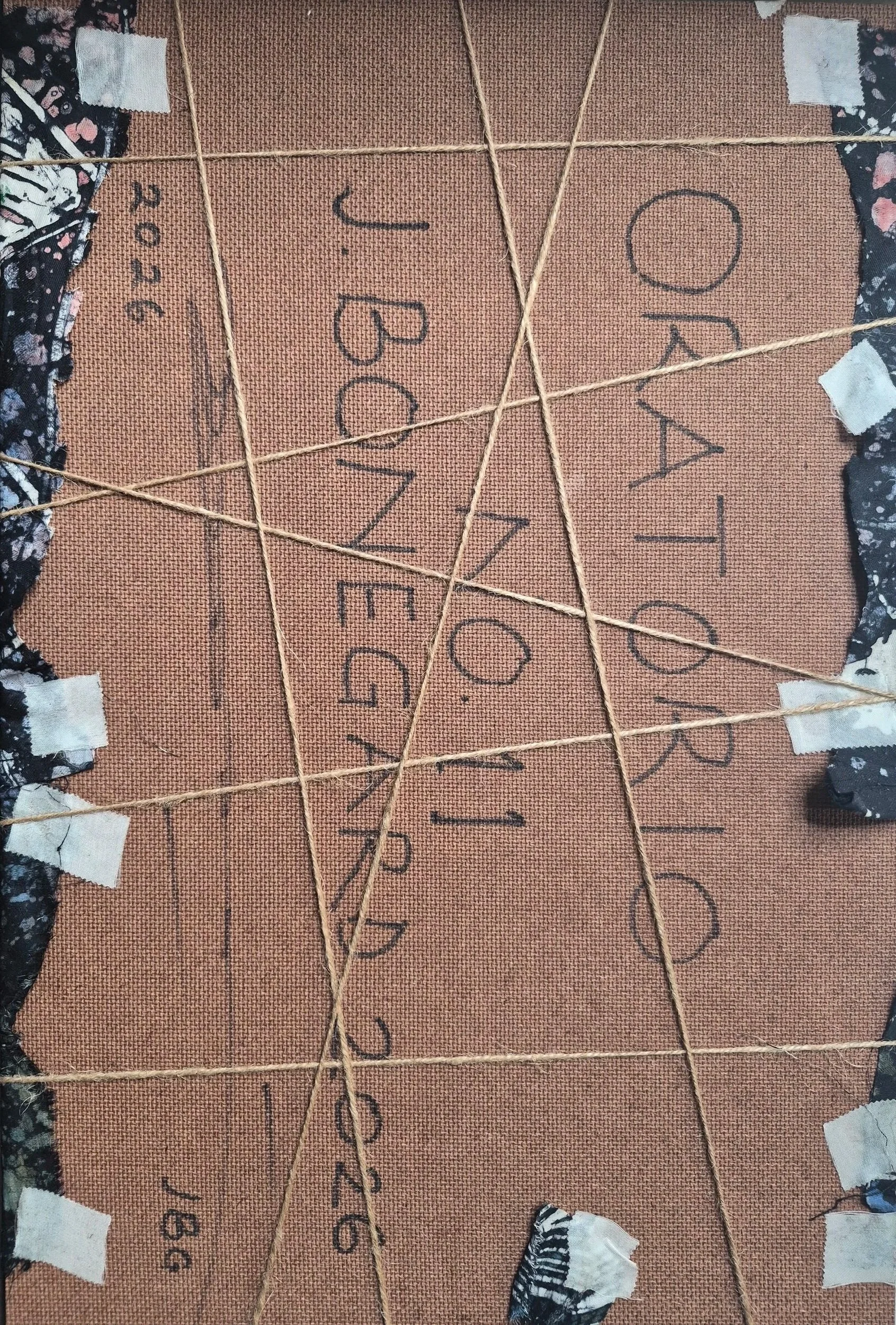 Oratorio No. 11 - Back | 12 inches X 18 inches