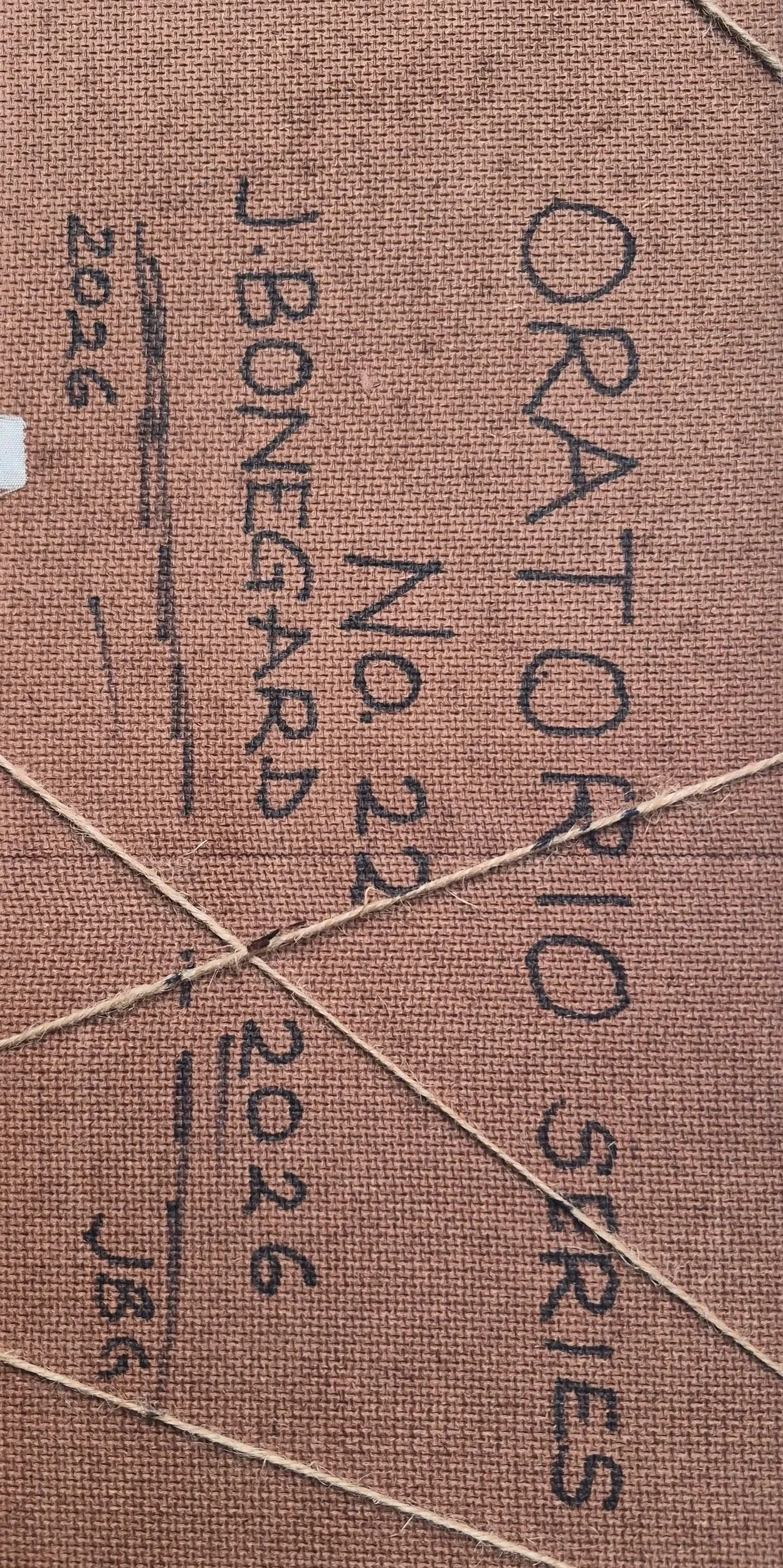 Oratorio No. 22 - Back | 6 inches X 12 inches