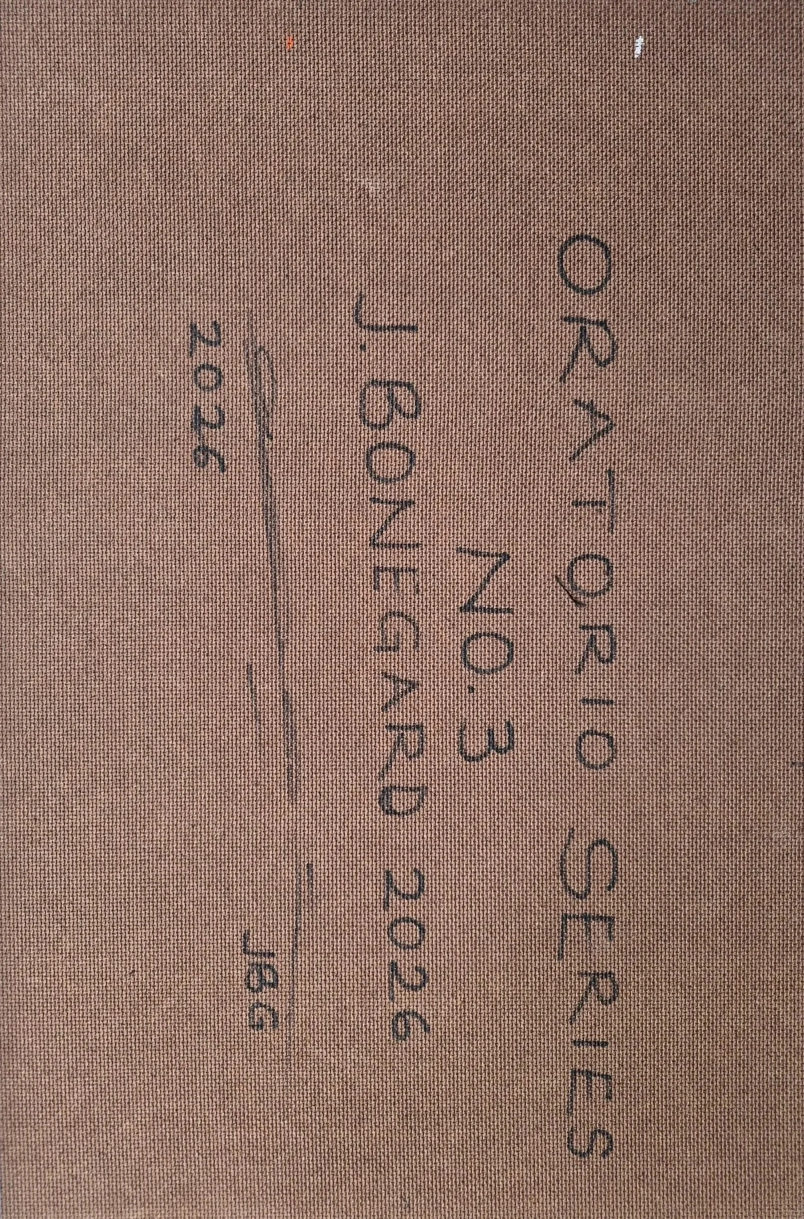 Oratorio No. 3A - Back