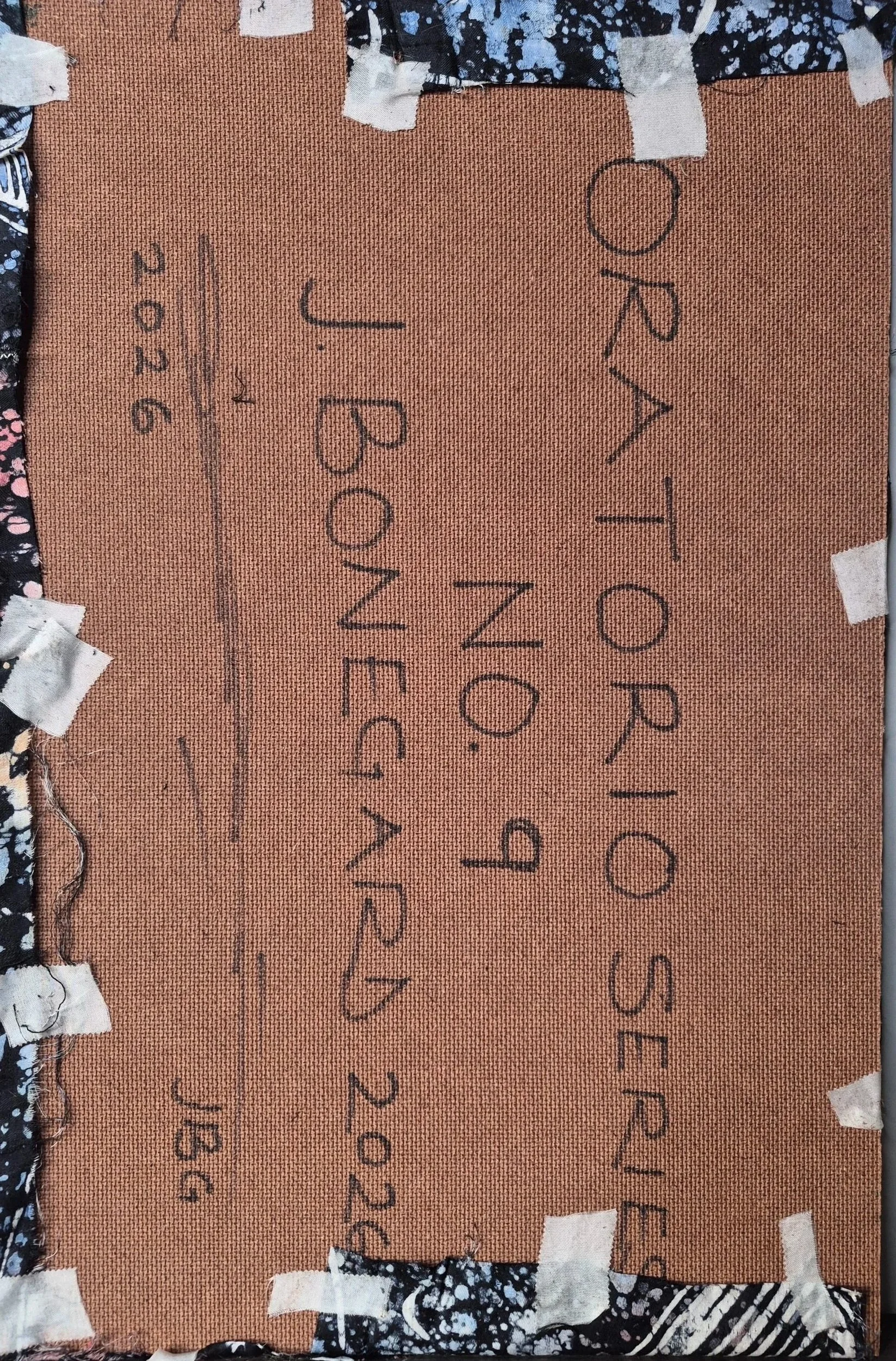 Oratorio No. 9A - Back