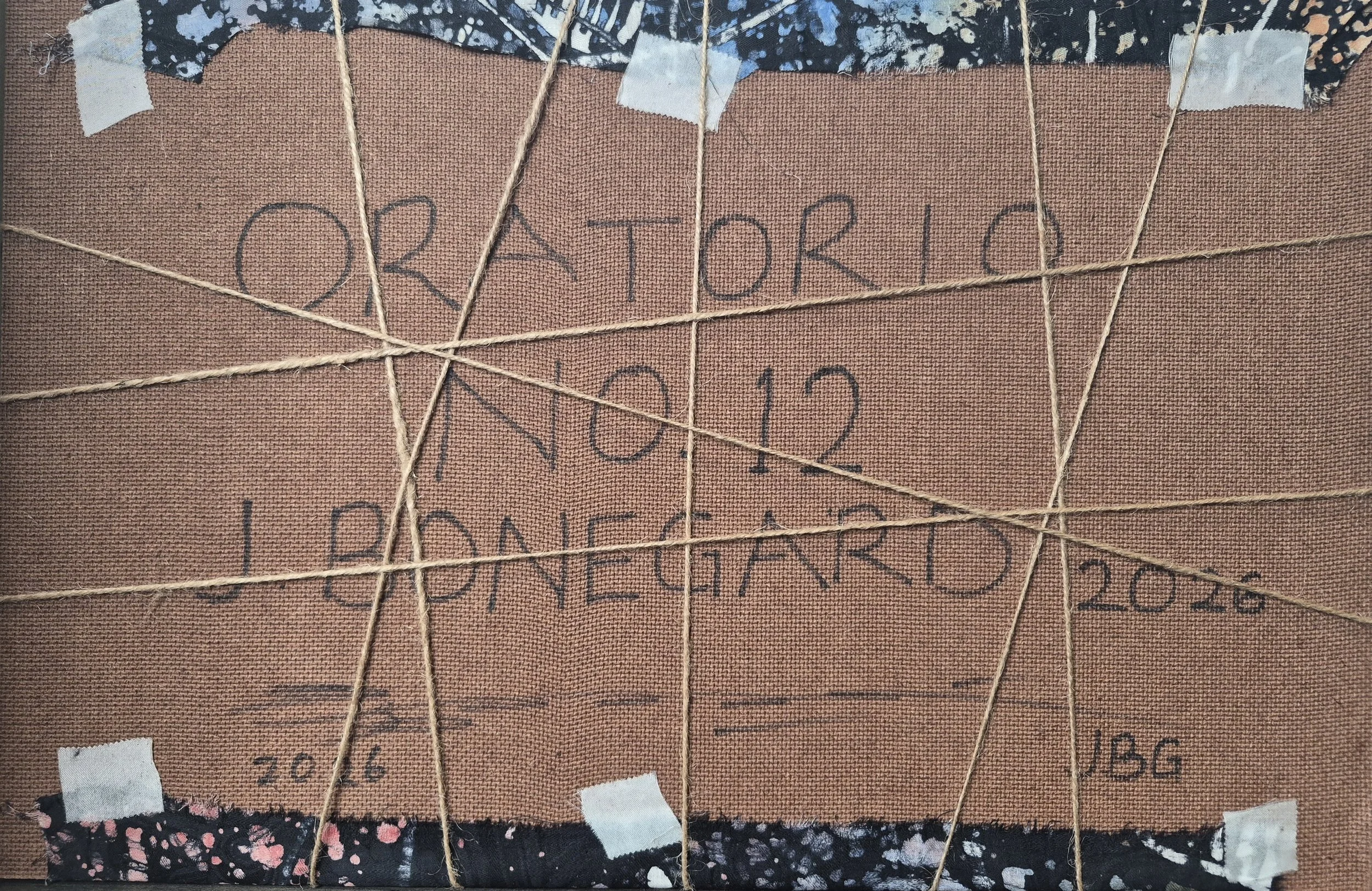Oratorio No. 12 - Back | 12 inches X 18 inches