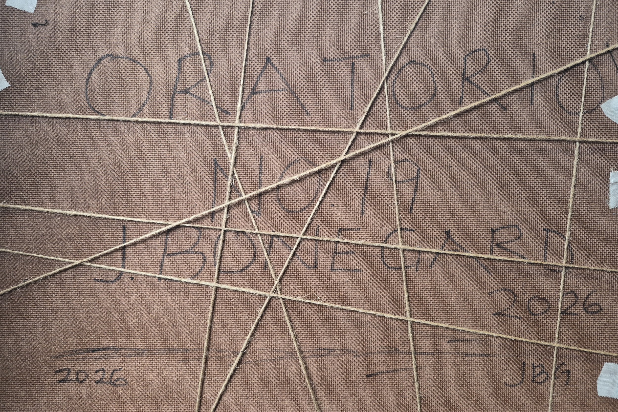 Oratorio No. 19 - Back | 12 inches X 18 inches