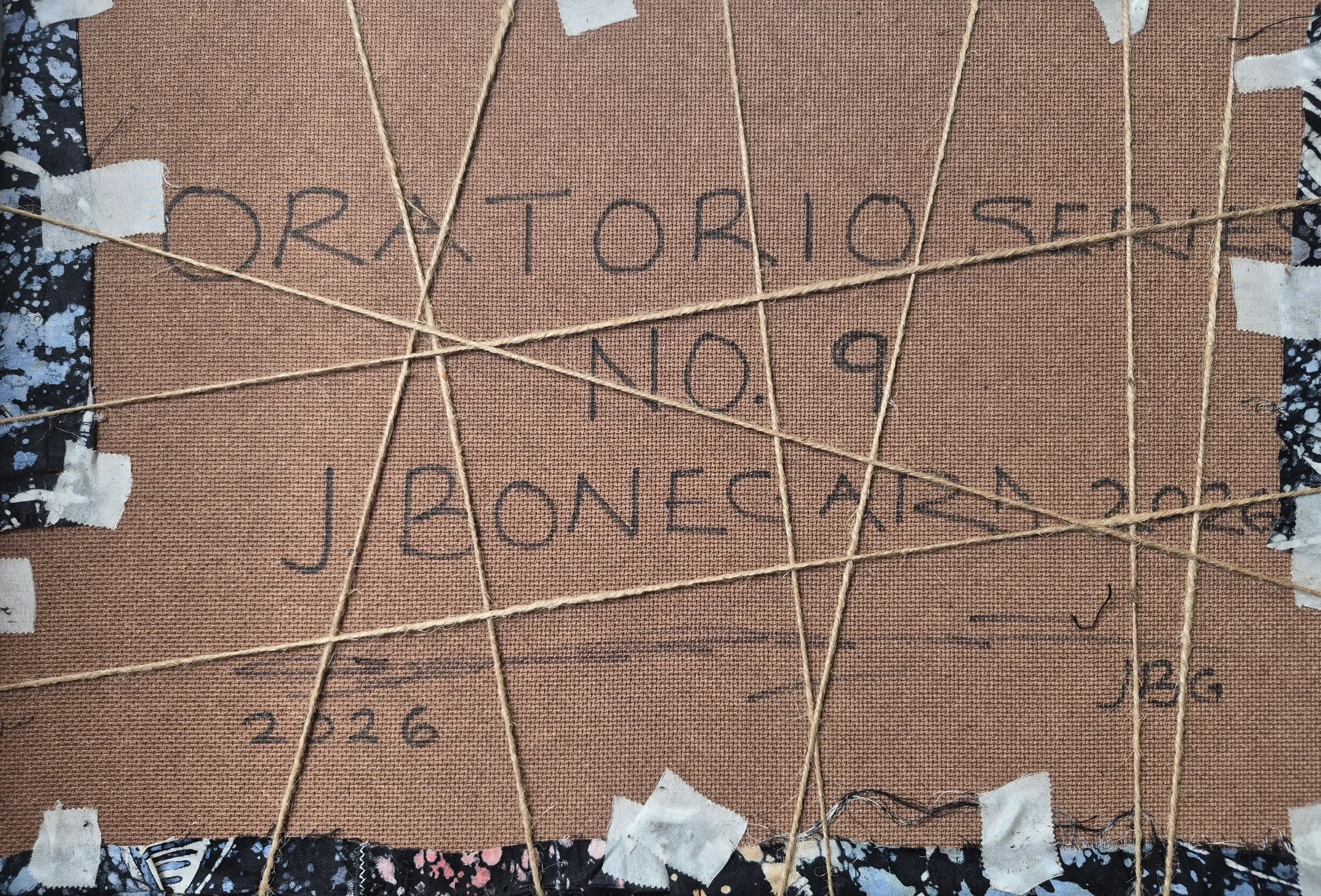 Oratorio No. 9 - Back | 12 inches X 18 inches