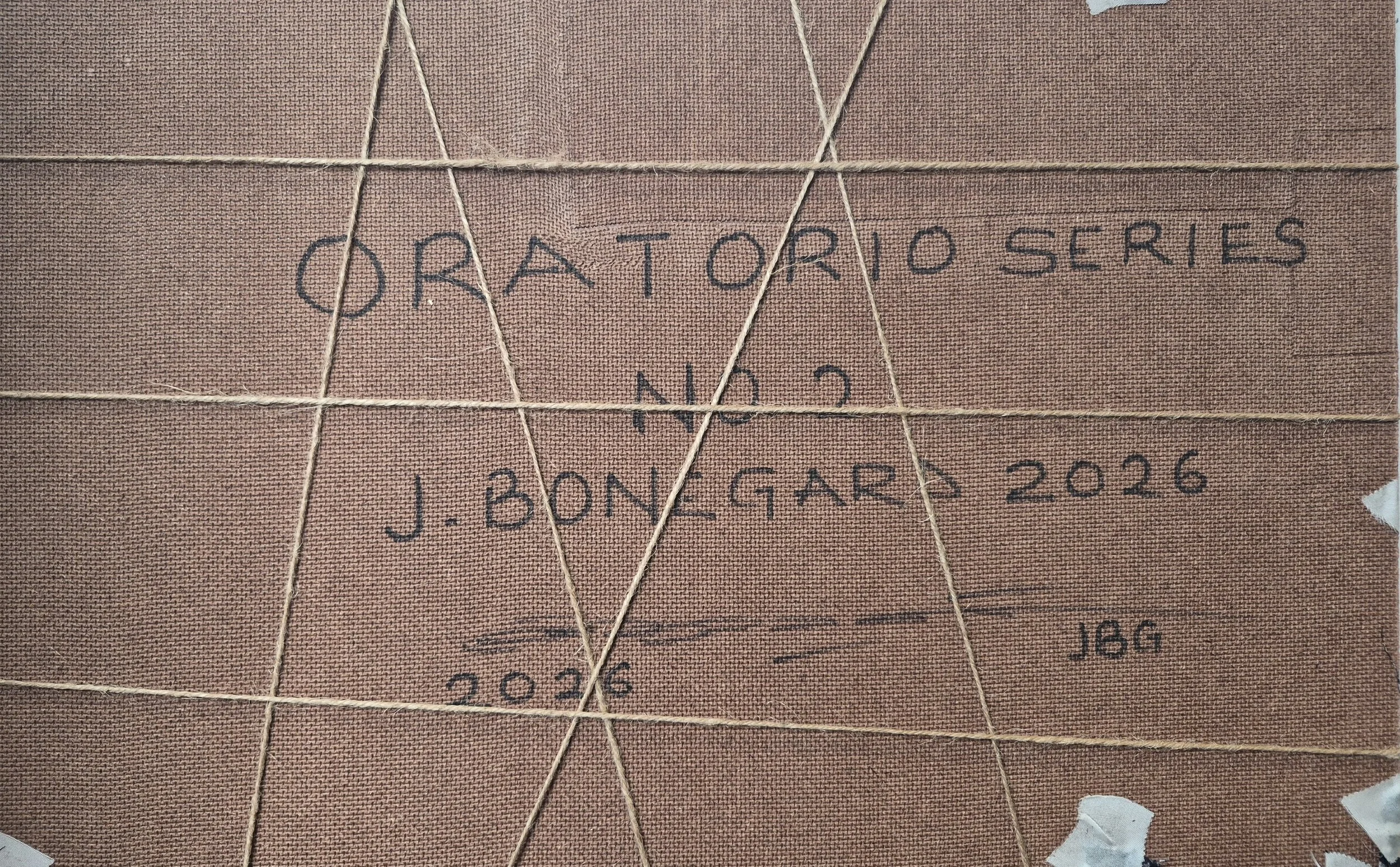 Oratorio No. 2 - Back | 12 inches X 18 inches