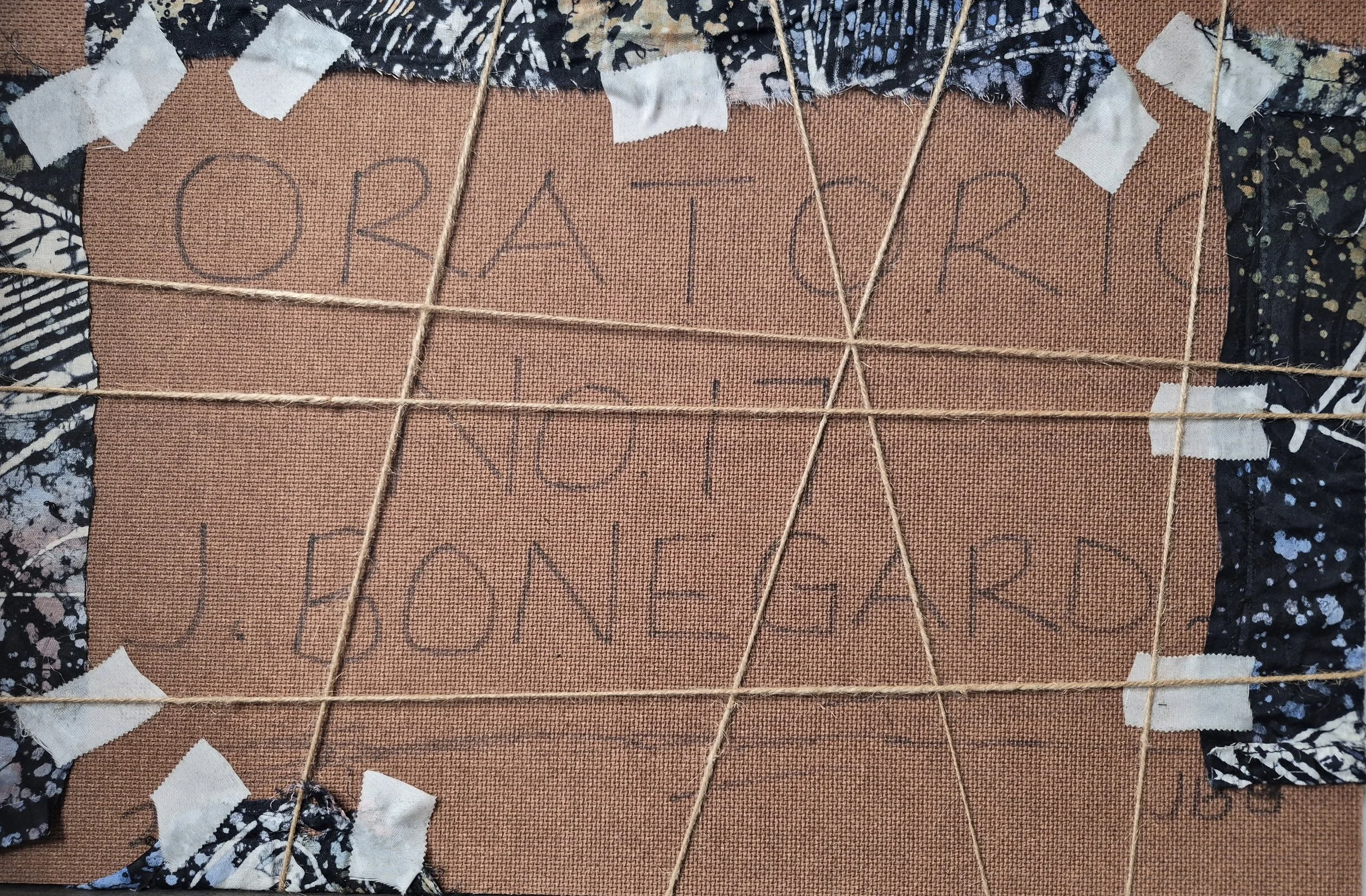 Oratorio No. 17 - Back | 12 inches X 18 inches