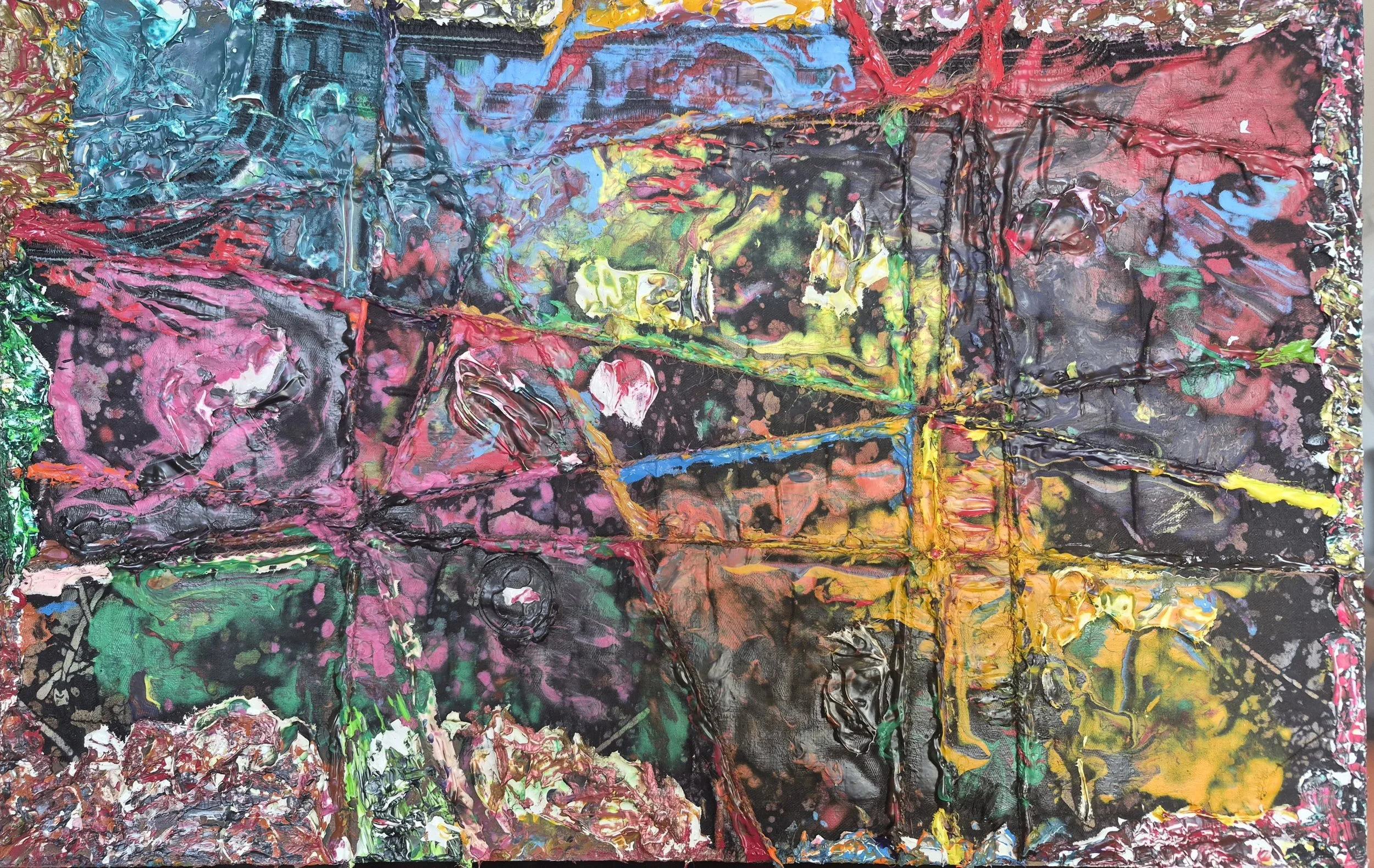 Oratorio - The Creation No. 4 (2026) | 18" x 12" | Acrylic on Linen + Media on Hardboard | J. Bonegard | Reference: Oratorio - The Creation (Die Schöpfung) Joseph Haydn (1732 - 1809) | Oratorio written between 1797-1798.