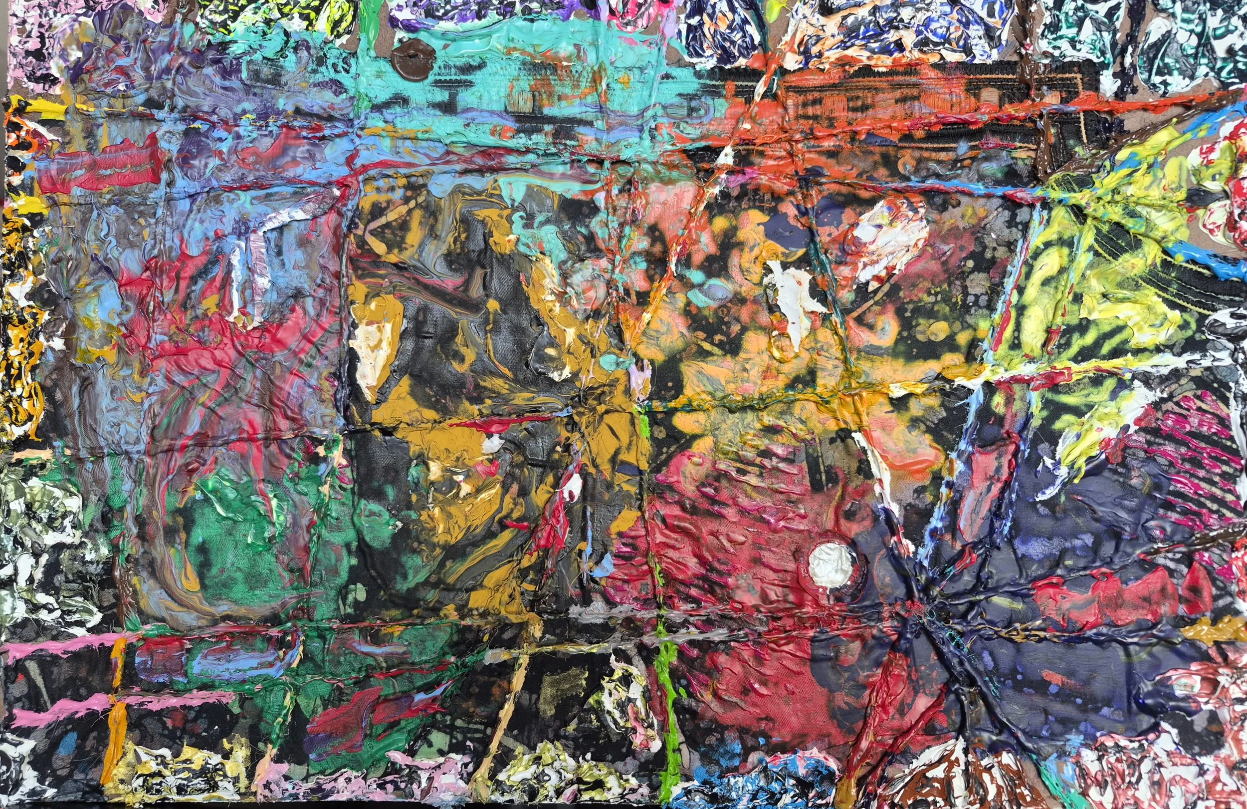 Oratorio - The Creation No. 6 (2026) | 18" x 12" | Acrylic on Linen + Media on Hardboard | J. Bonegard | Reference: Oratorio - The Creation (Die Schöpfung) Joseph Haydn (1732 - 1809) | Oratorio written between 1797-1798.