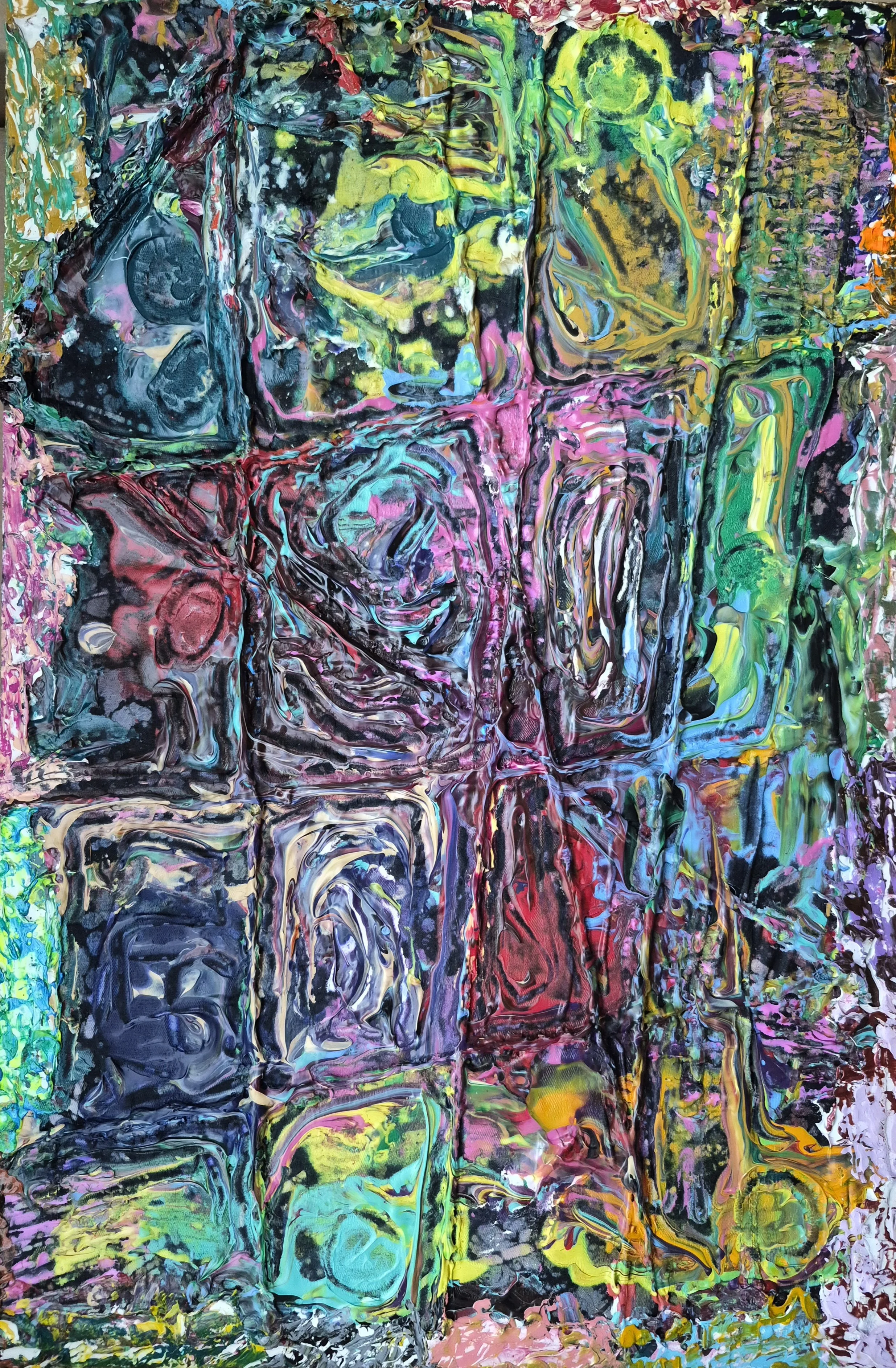 Oratorio - The Creation No. 14 (2026) | 18" x 12" | Acrylic on Linen + Media on Hardboard | J. Bonegard | Reference: Oratorio - The Creation (Die Schöpfung) Joseph Haydn (1732 - 1809) | Oratorio written between 1797-1798.