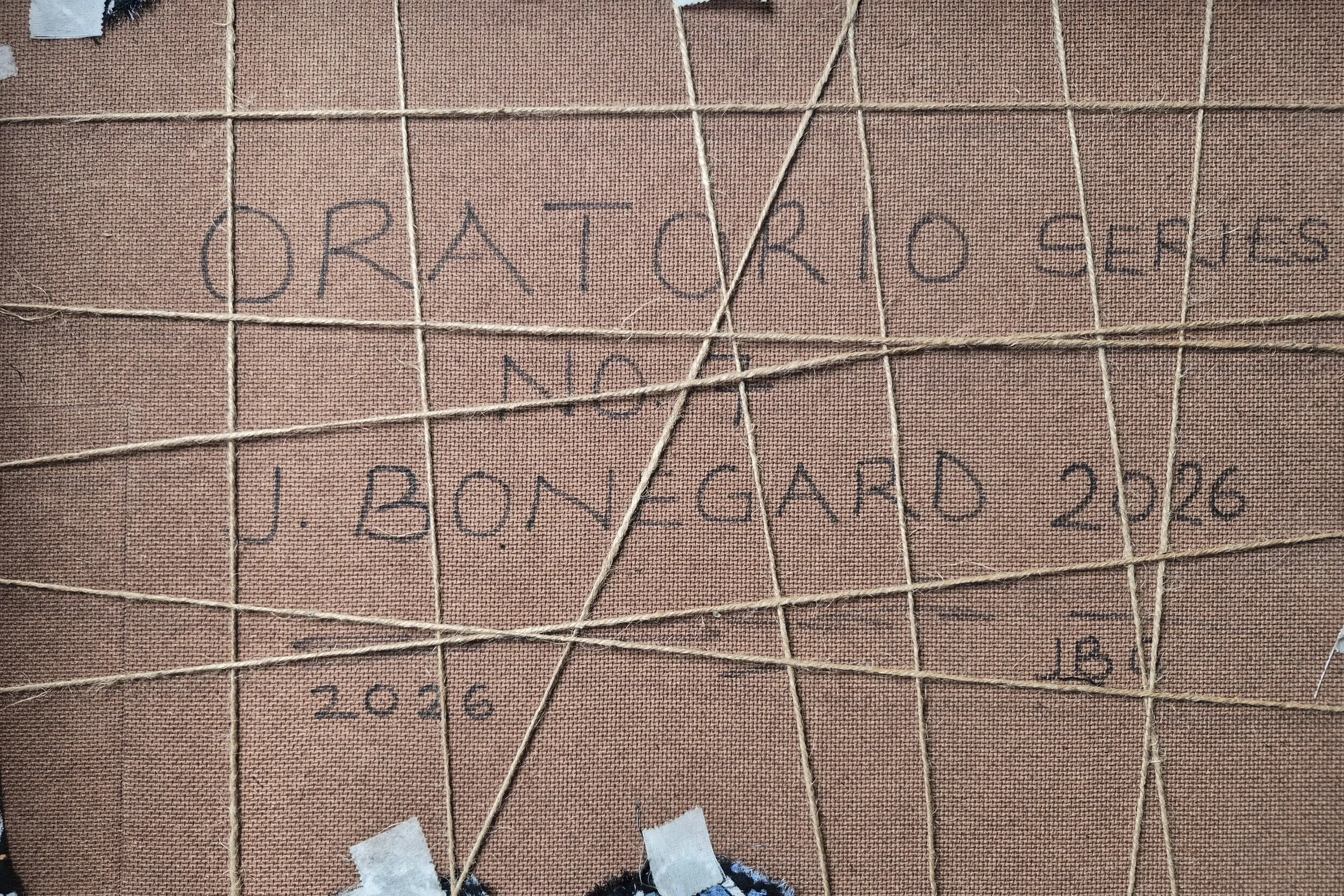 Oratorio No. 7 - Back | 12 inches X 18 inches