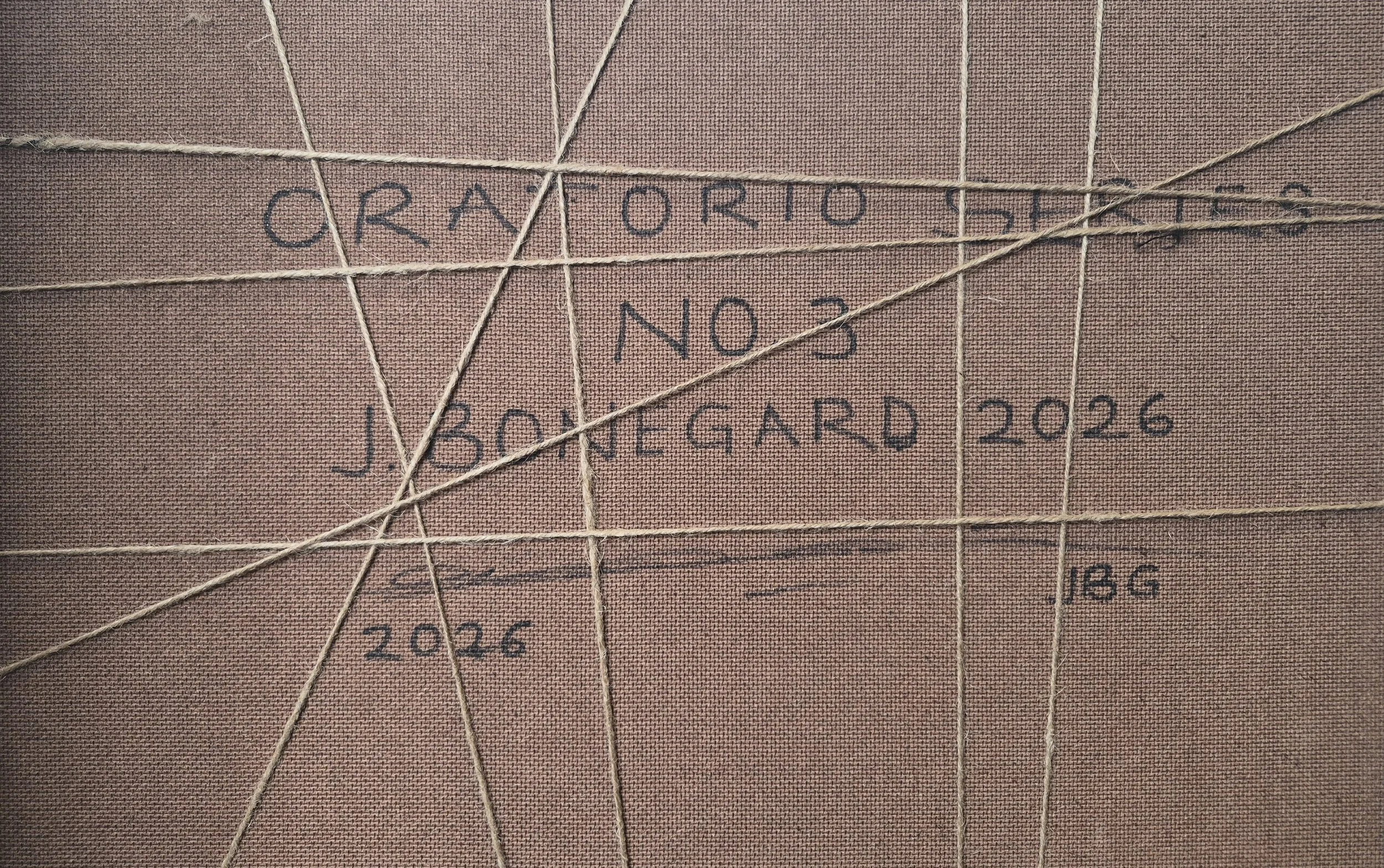 Oratorio No. 3 - Rear | 12 inches X 18 inches