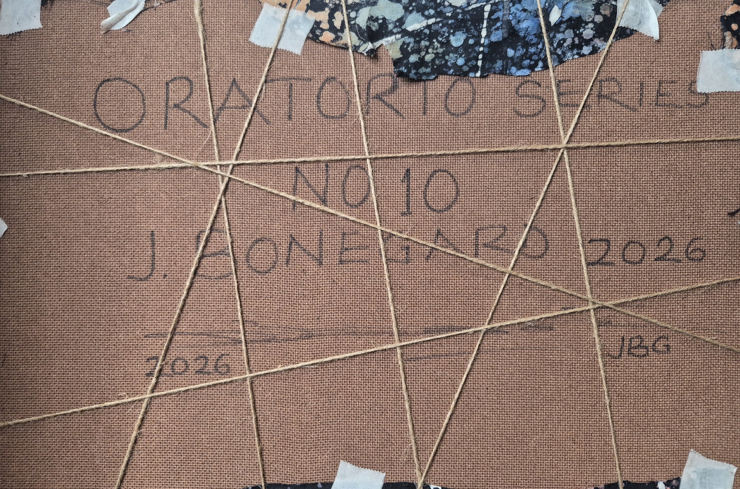 Oratorio No. 10 - Back | 12 inches X 18 inches