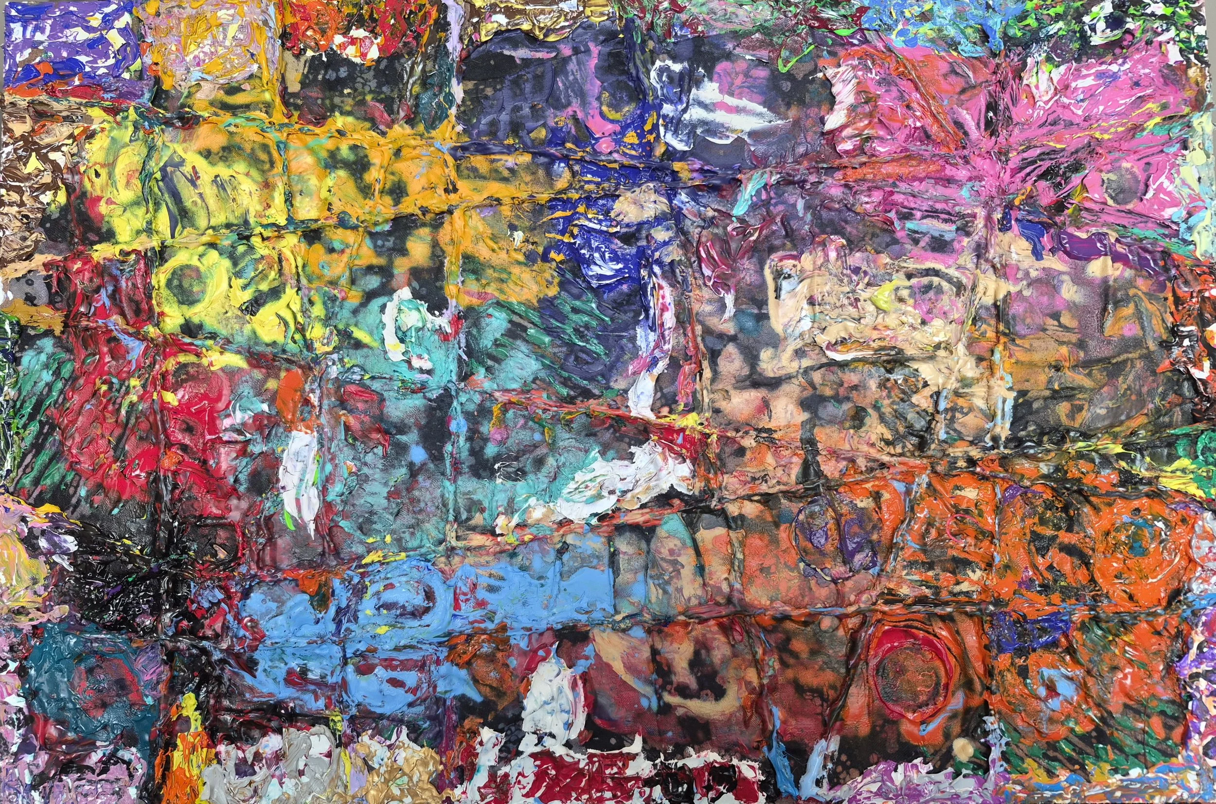 Oratorio - The Creation No. 7 (2026) | 18" x 12" | Acrylic on Linen + Media on Hardboard | J. Bonegard | Reference: Oratorio - The Creation (Die Schöpfung) Joseph Haydn (1732 - 1809) | Oratorio written between 1797-1798.